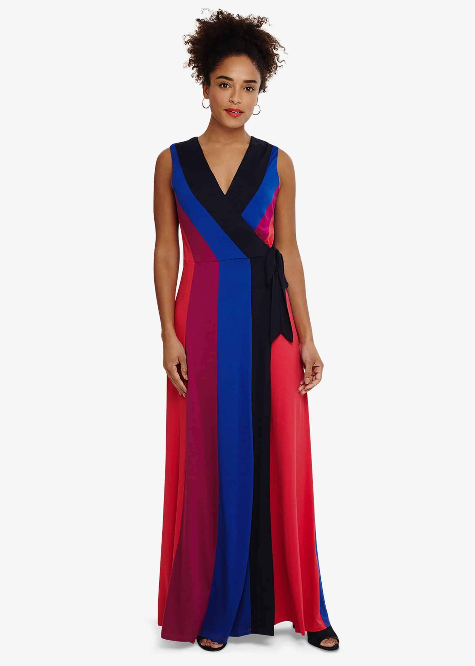 Magdala Colour Block Maxi Dress