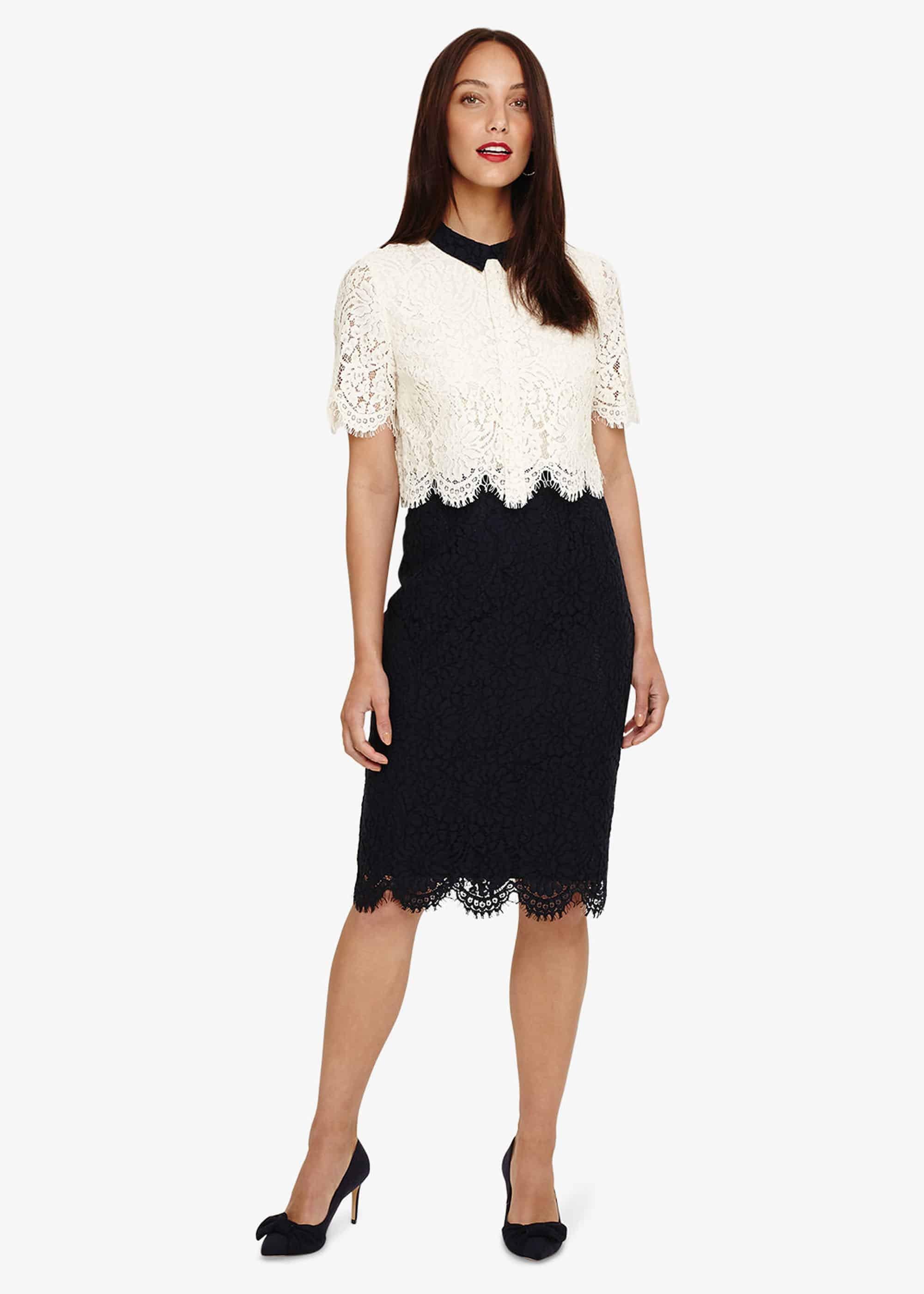 Mandy Layered Lace Dress