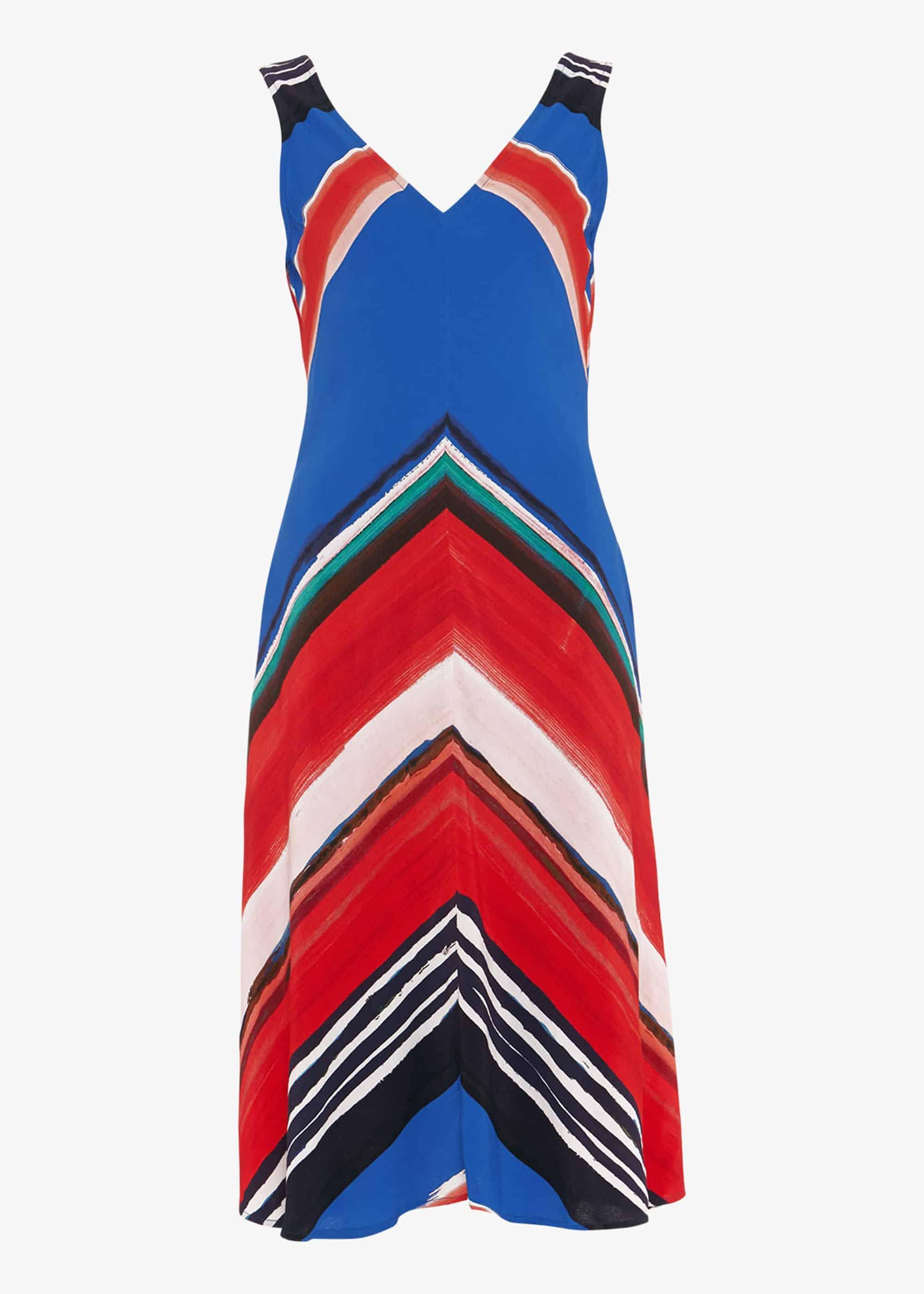 Cersi Chevron Stripe Dress
