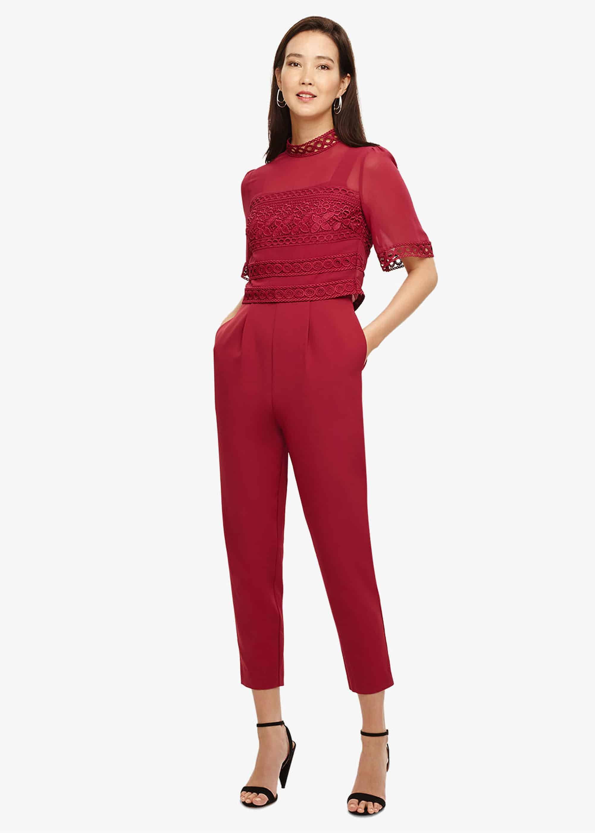 Ilia Lace Bodice Jumpsuit