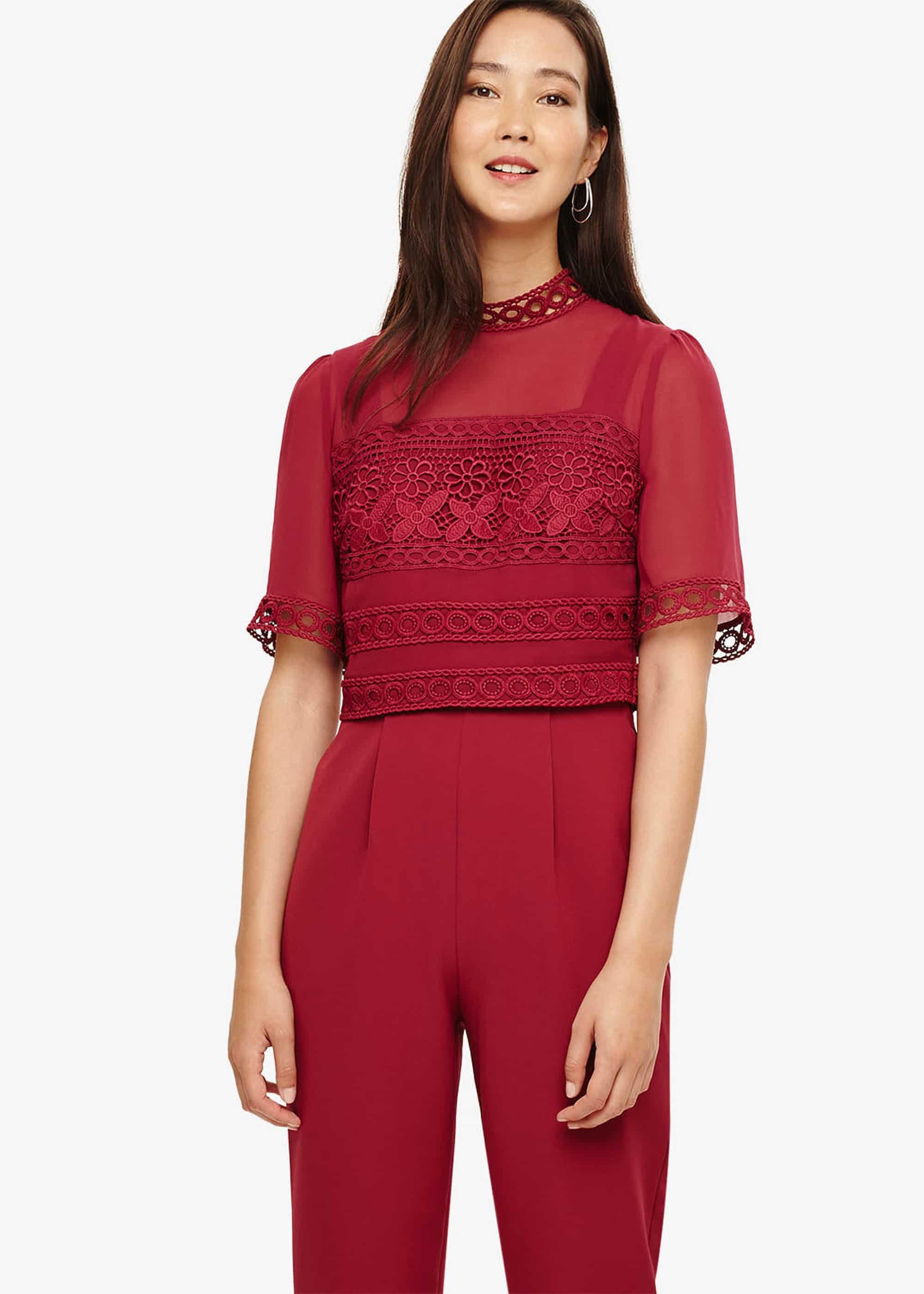 Ilia Lace Bodice Jumpsuit
