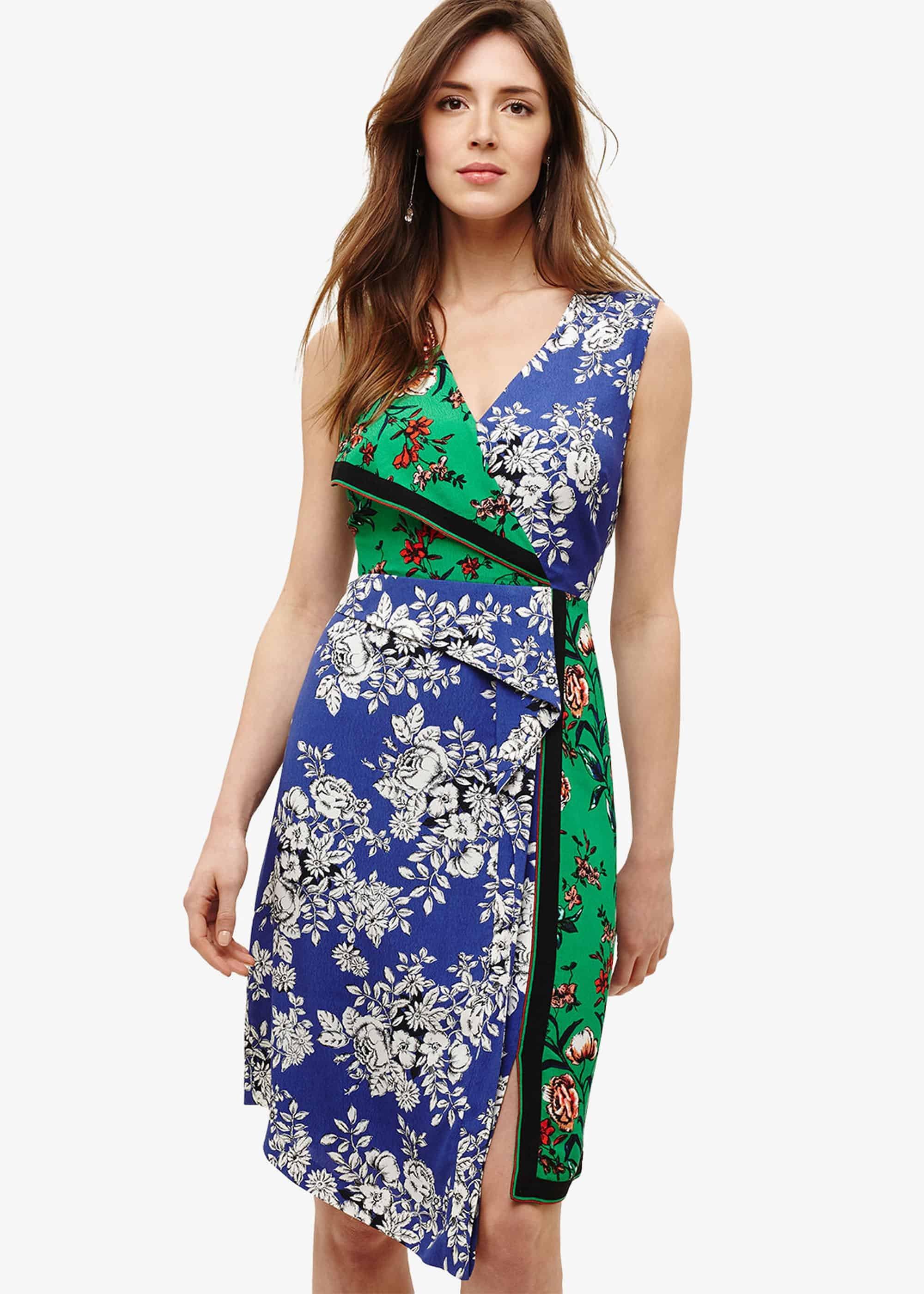 Meghan Patchwork Scarf Dress