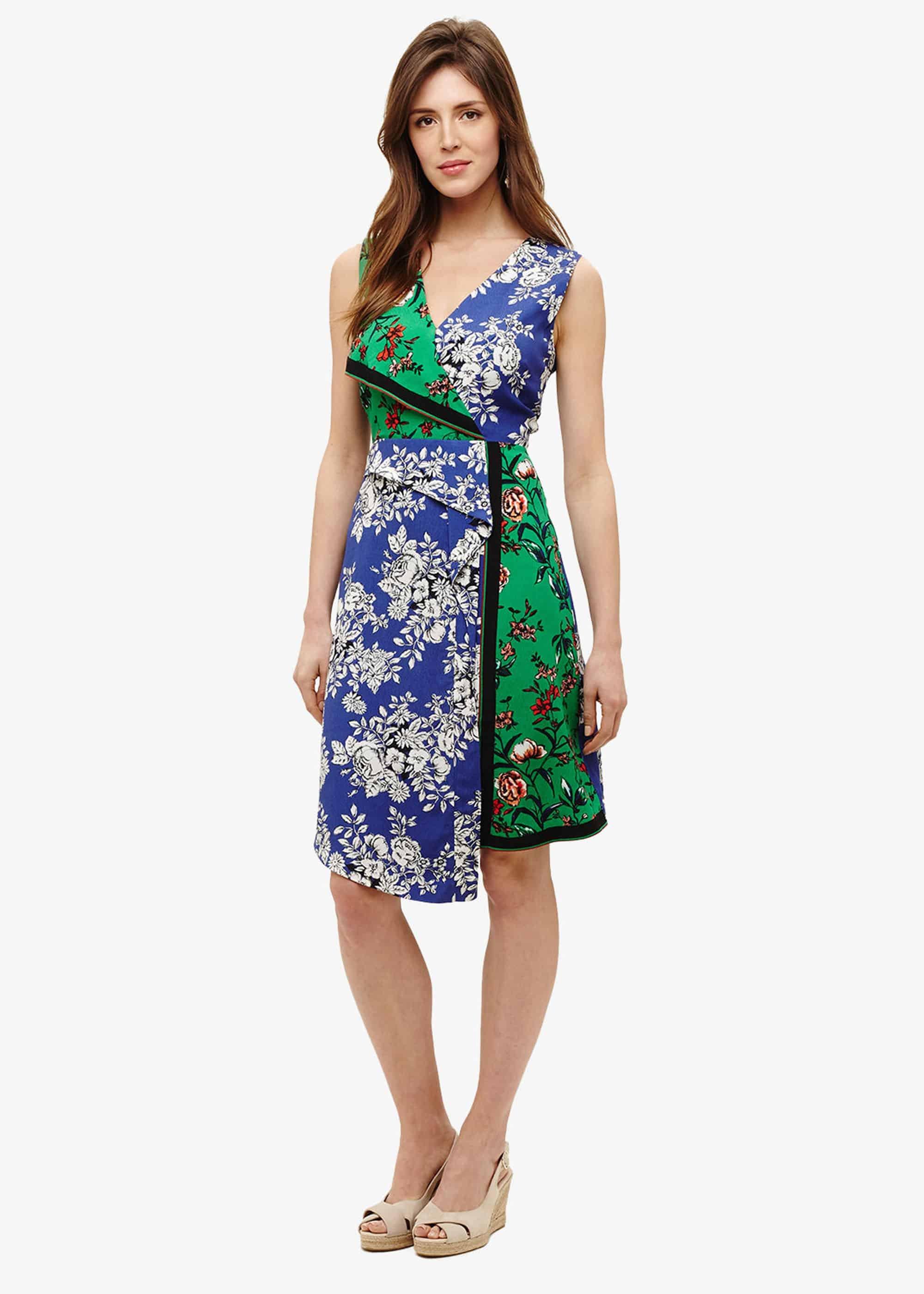 Meghan Patchwork Scarf Dress
