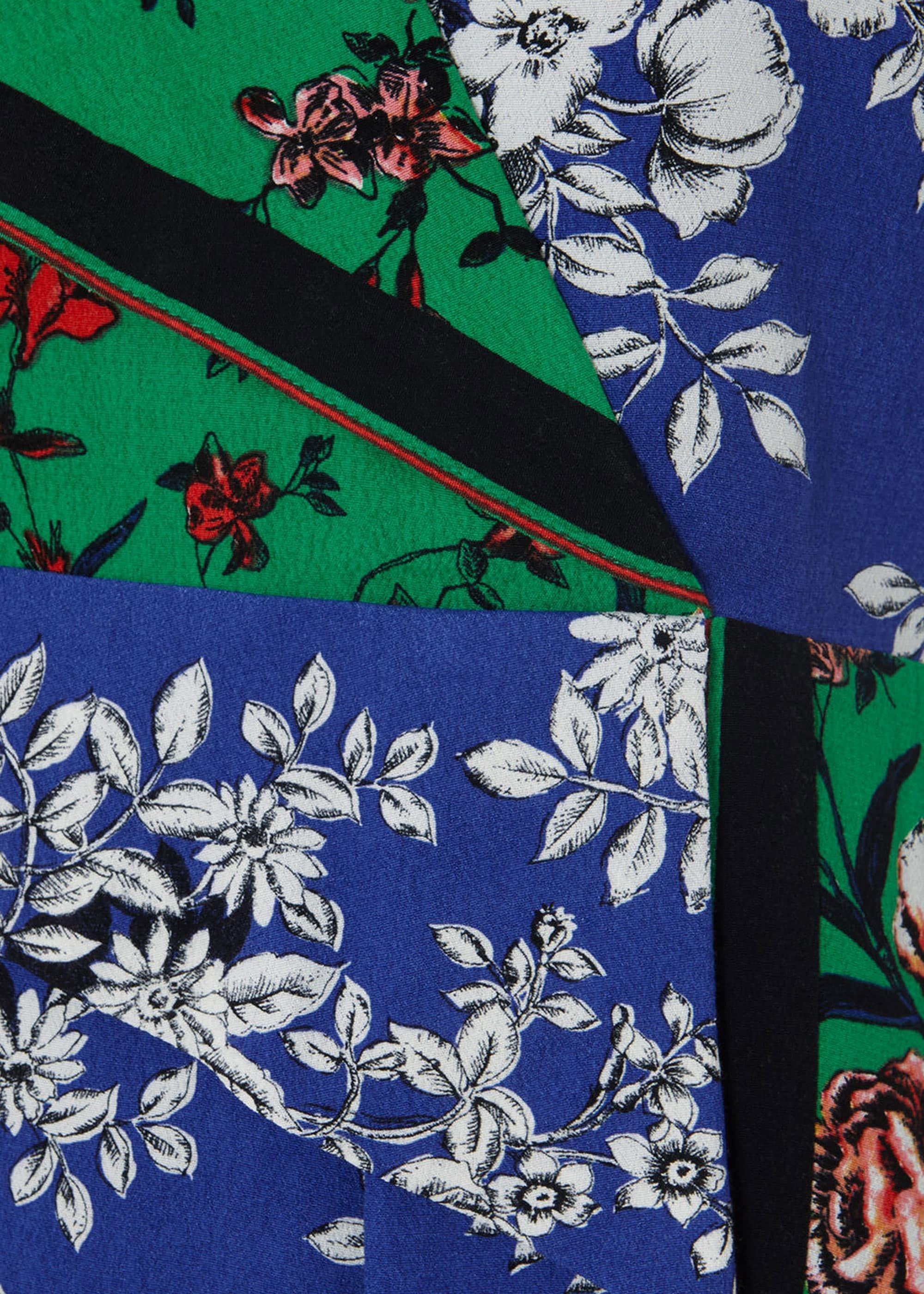 Meghan Patchwork Scarf Dress