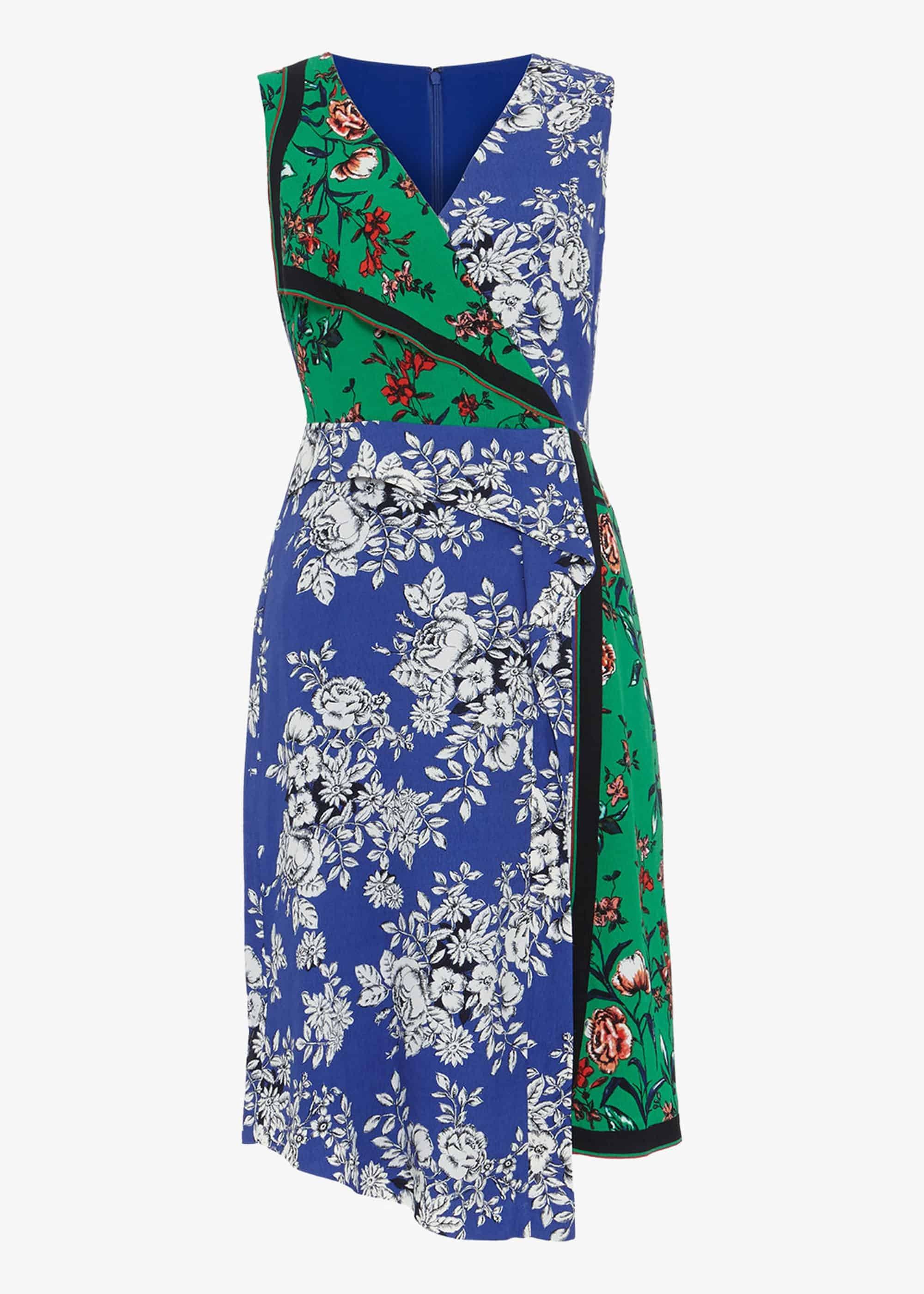 Meghan Patchwork Scarf Dress