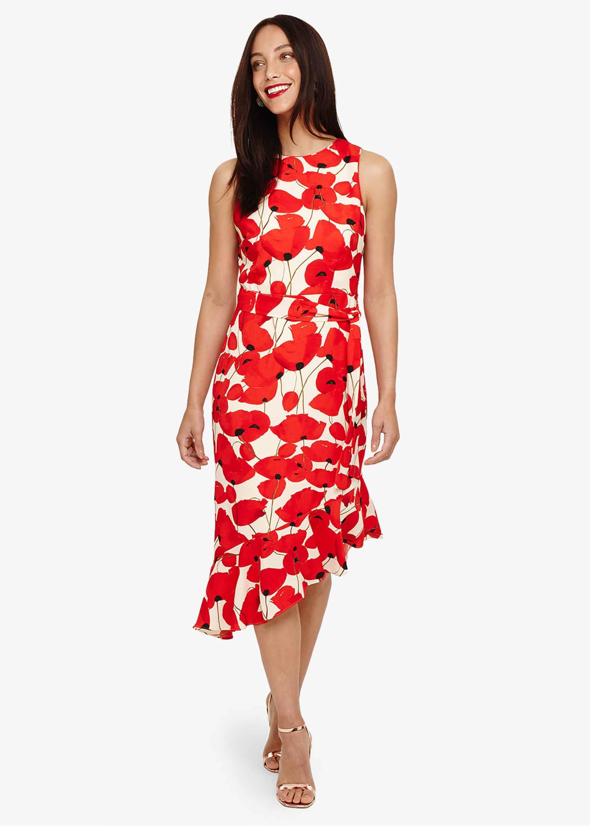 Dorothy Poppy Frill Dress