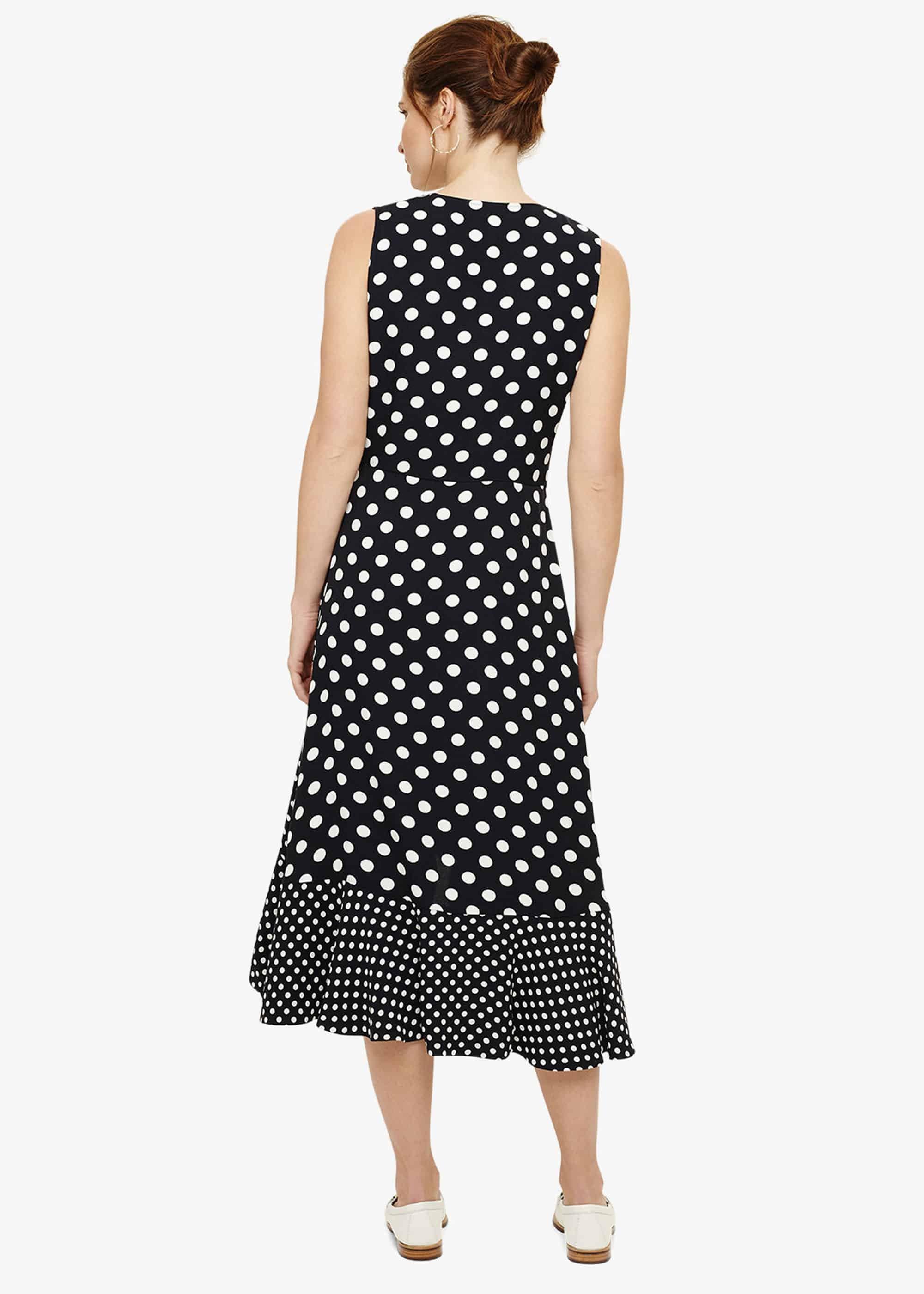 Bea Spot Wrap Dress