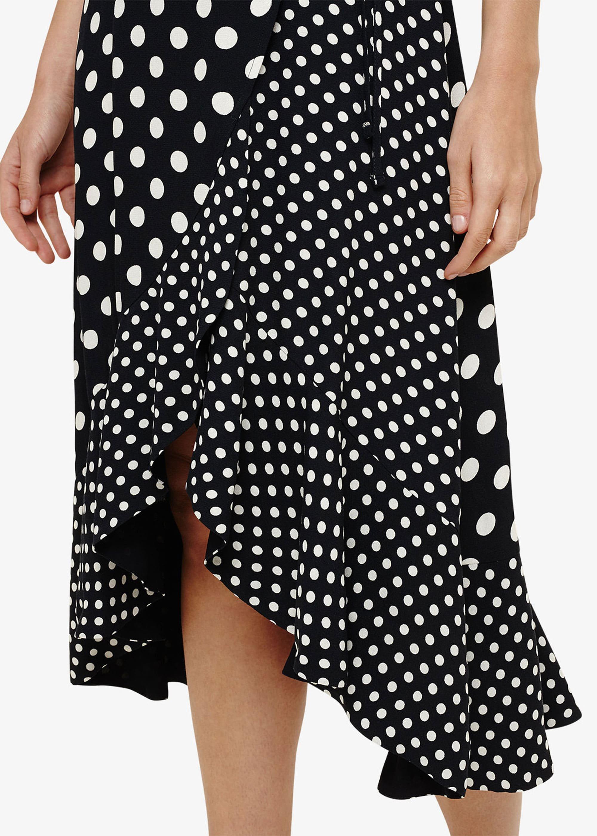 Bea Spot Wrap Dress