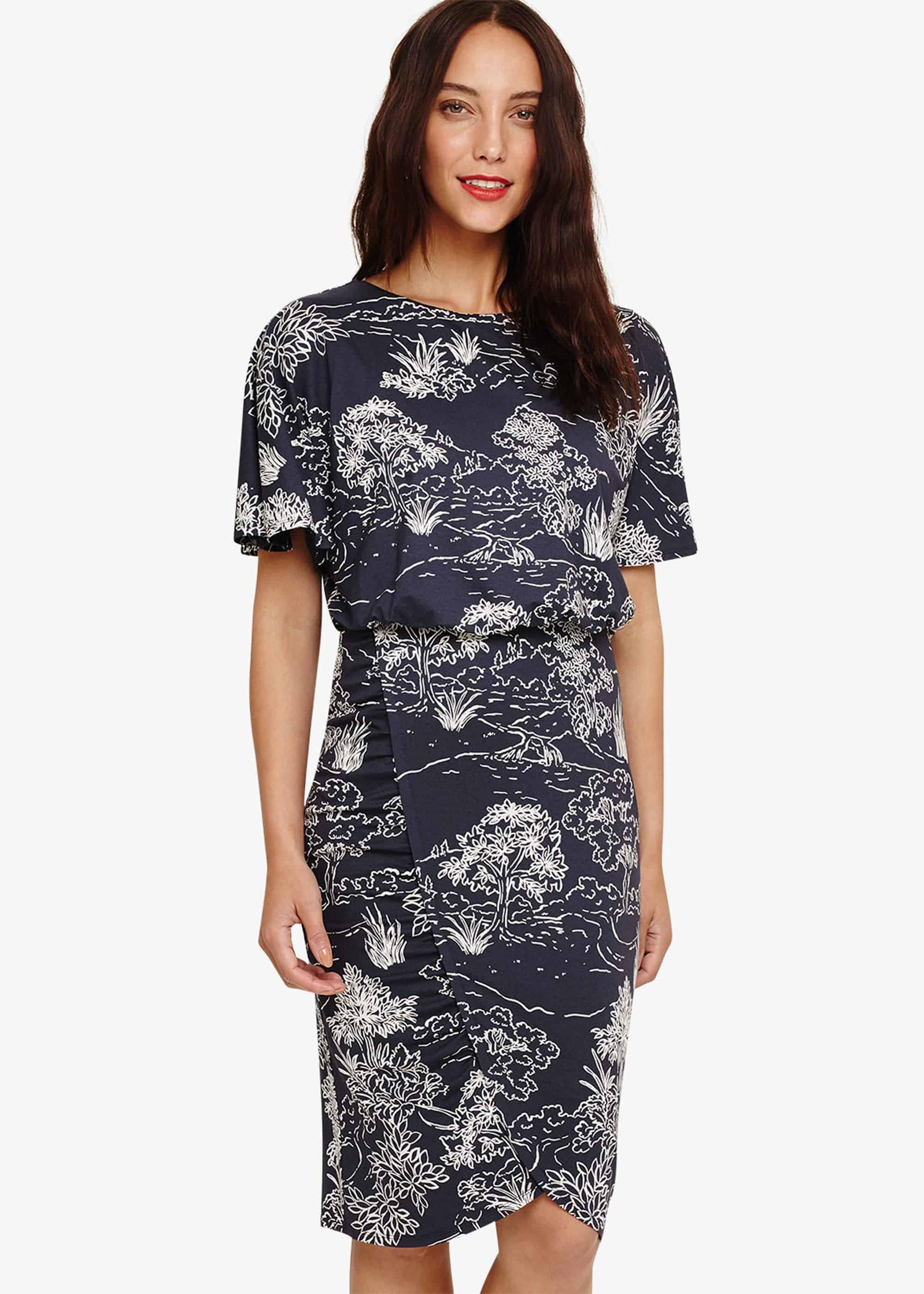 Ravine Tree Print Dress