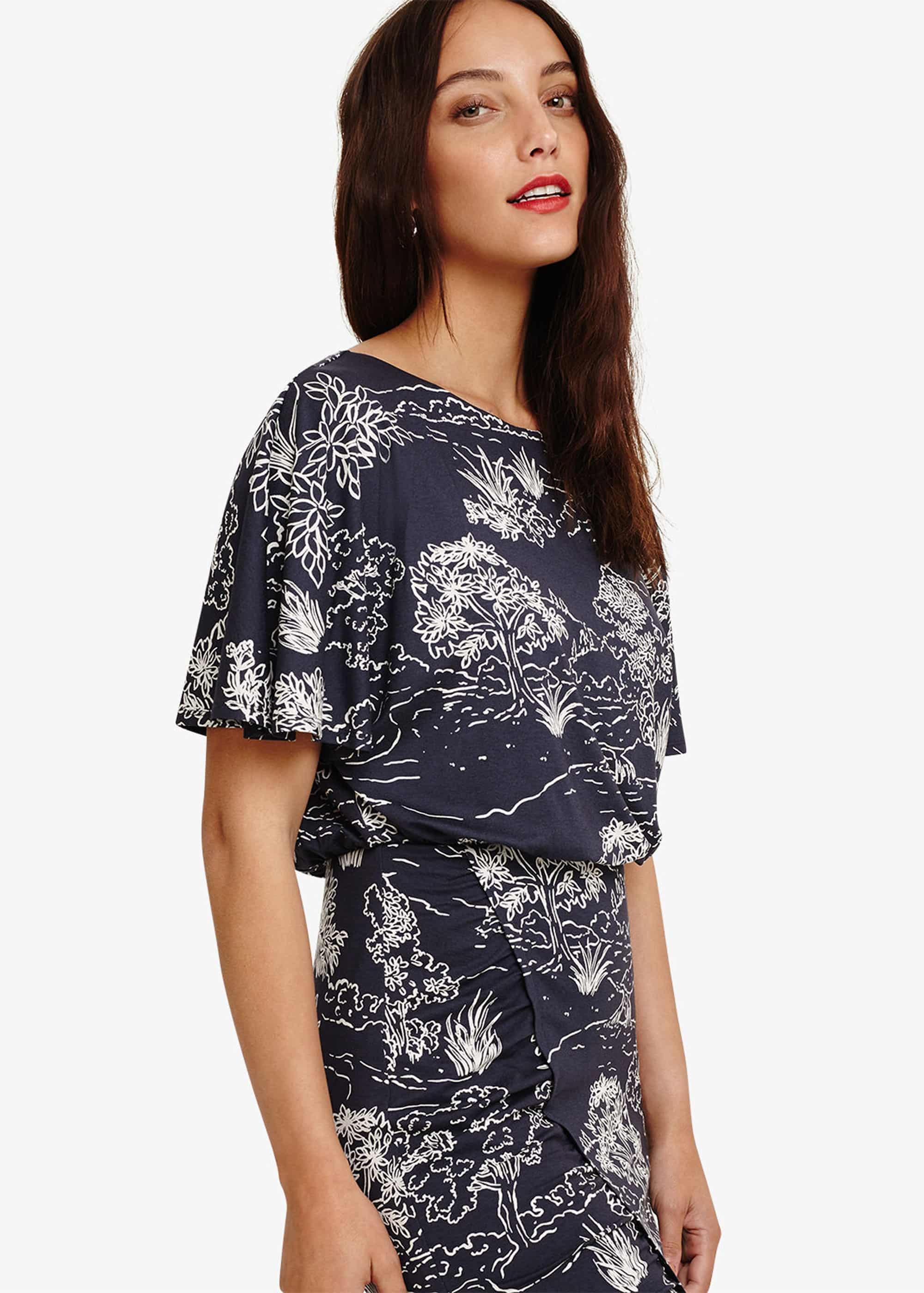 Ravine Tree Print Dress