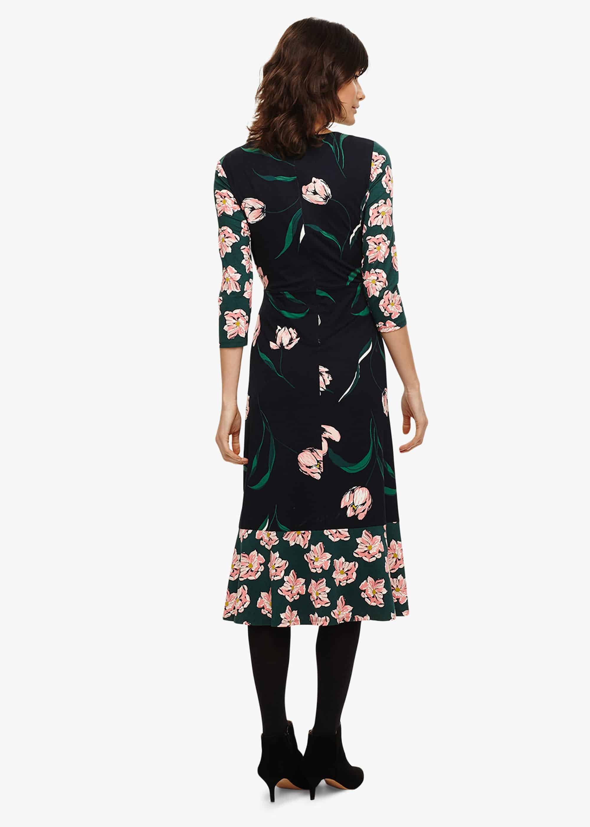 Leto Floral Print Dress