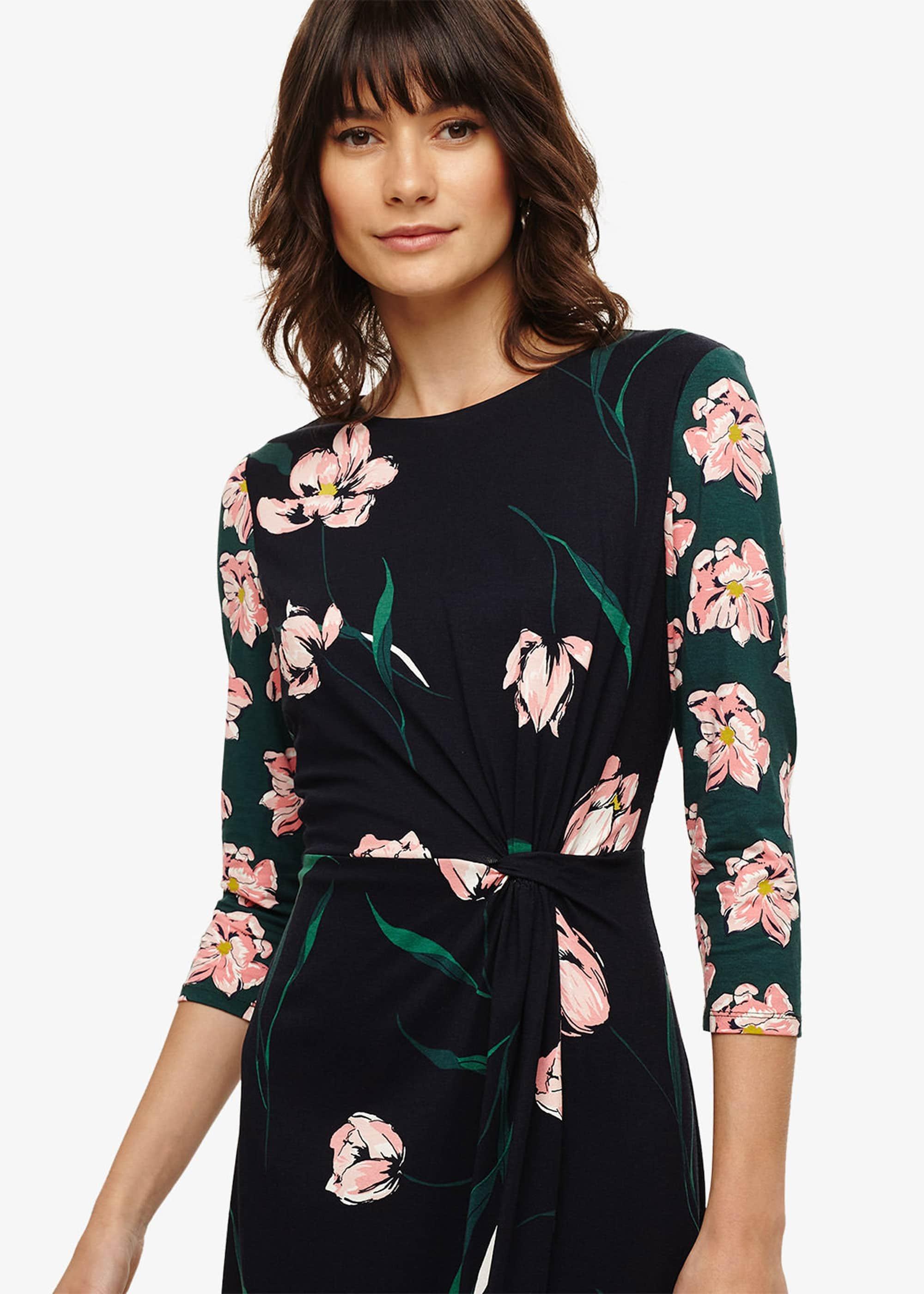Leto Floral Print Dress