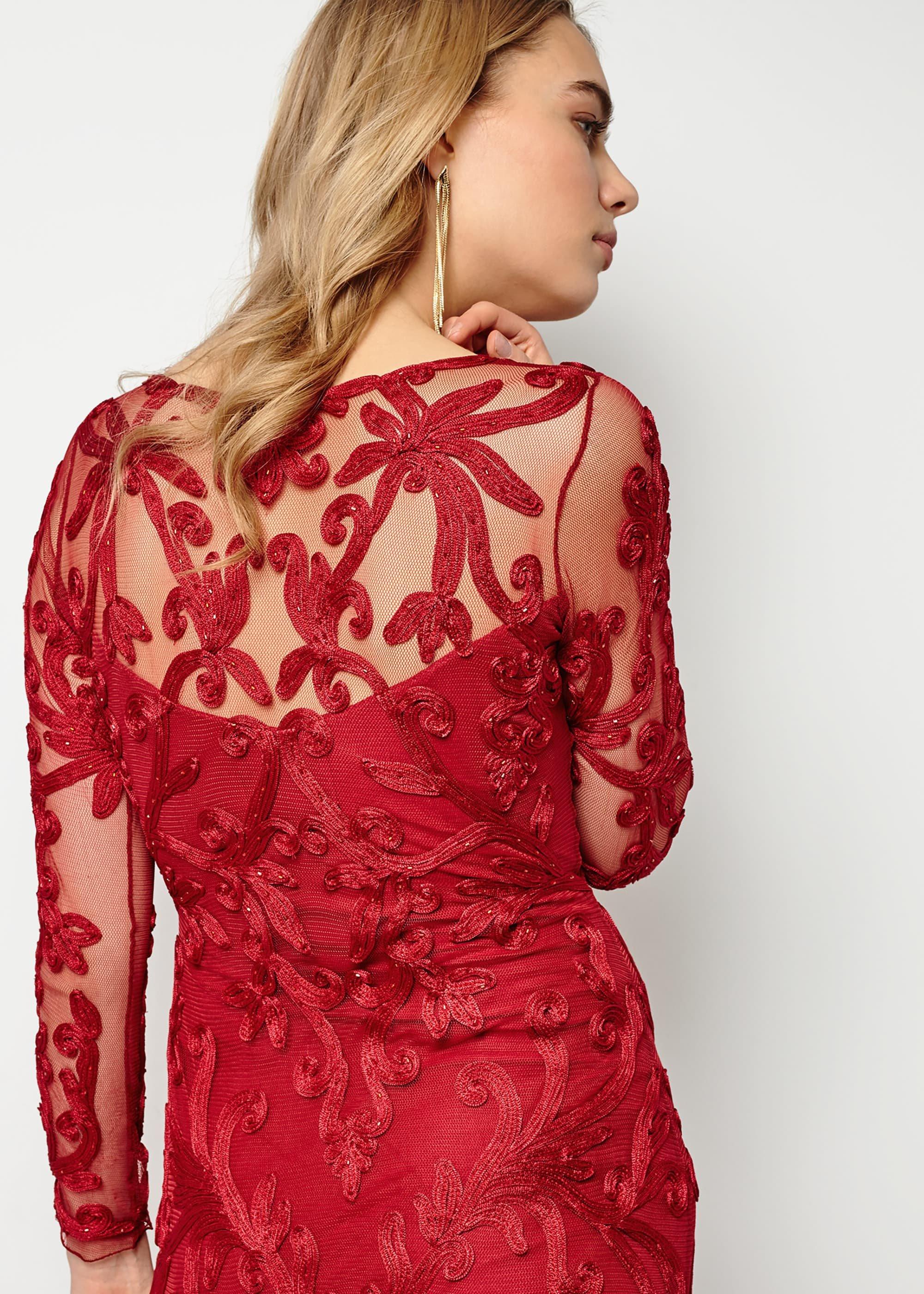 Aubree Tapework Lace Maxi Dress