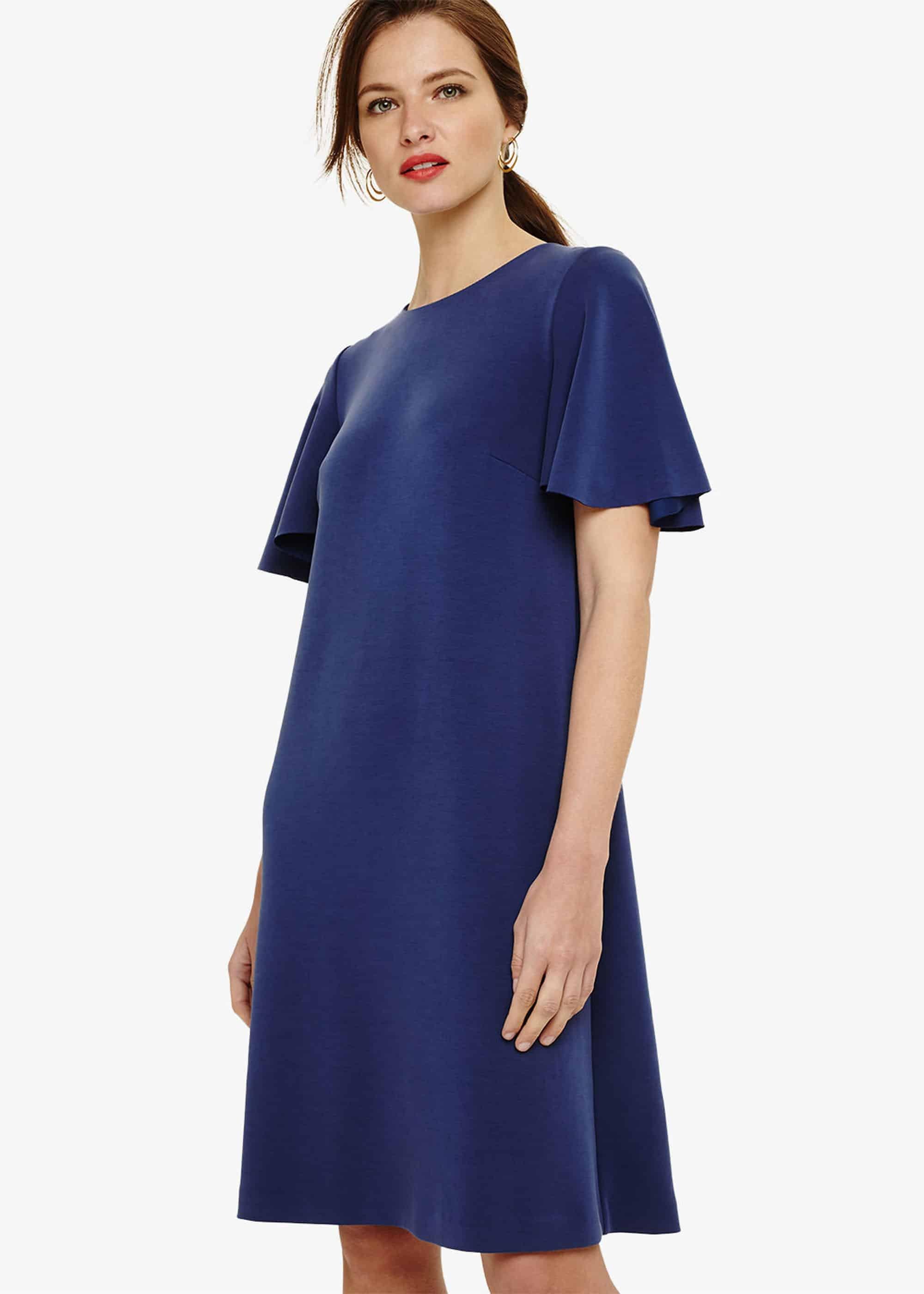 Sari Sueded Ponte Dress