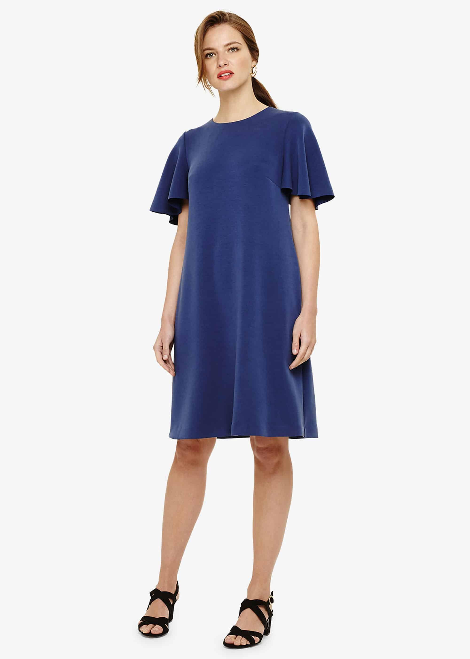 Sari Sueded Ponte Dress