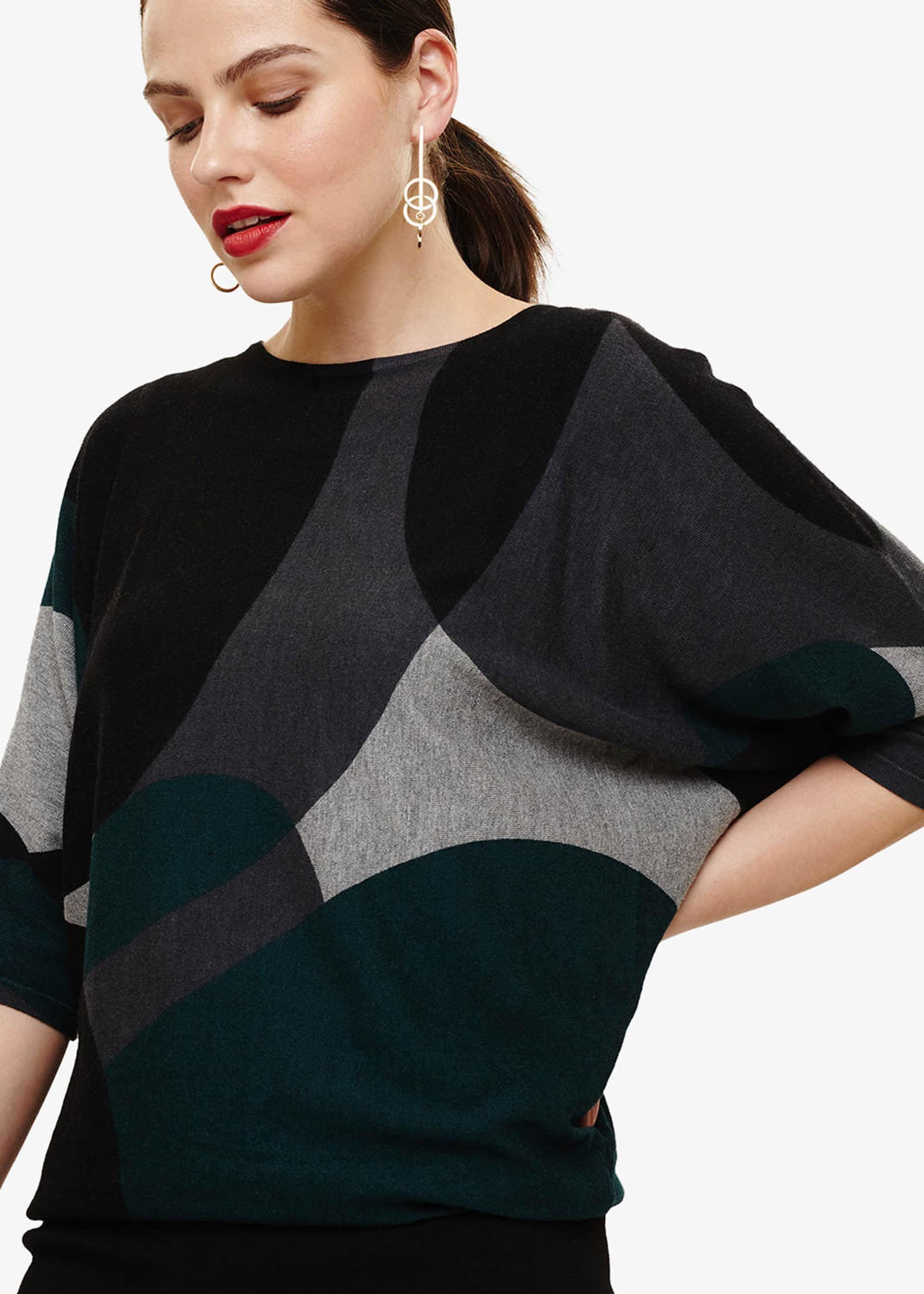 Becca Abstract Shape Print Dress