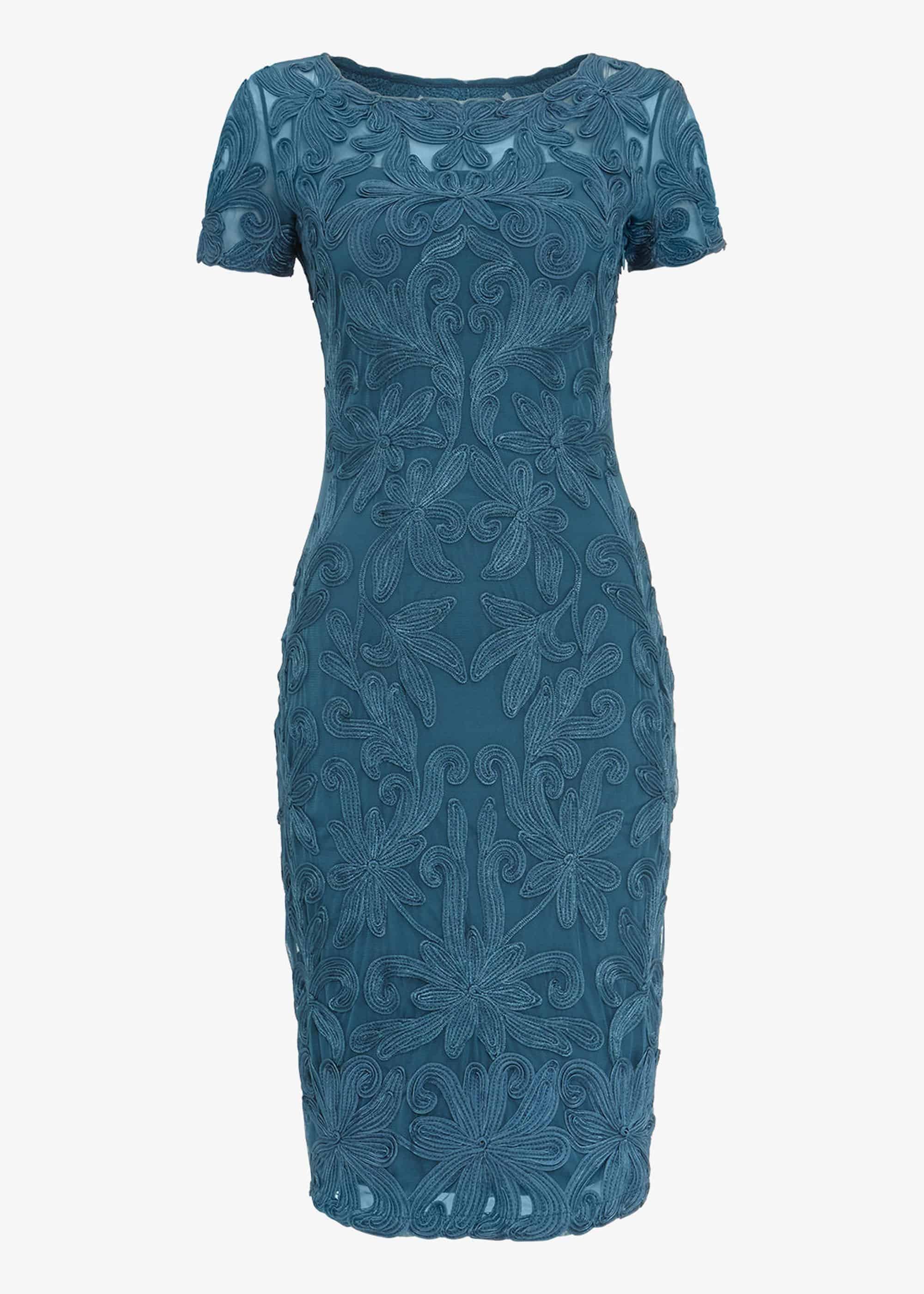 Indra Tapework Lace Dress