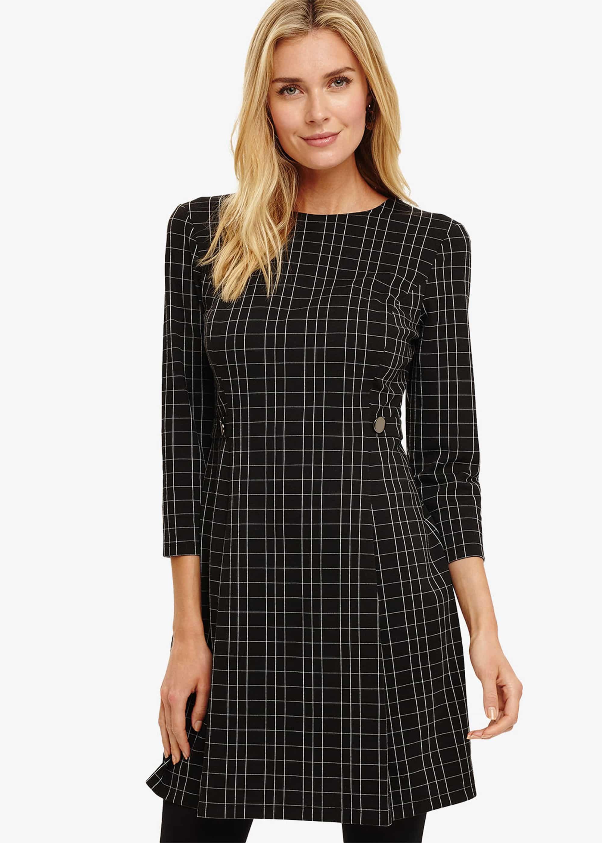 Callinda Check Dress