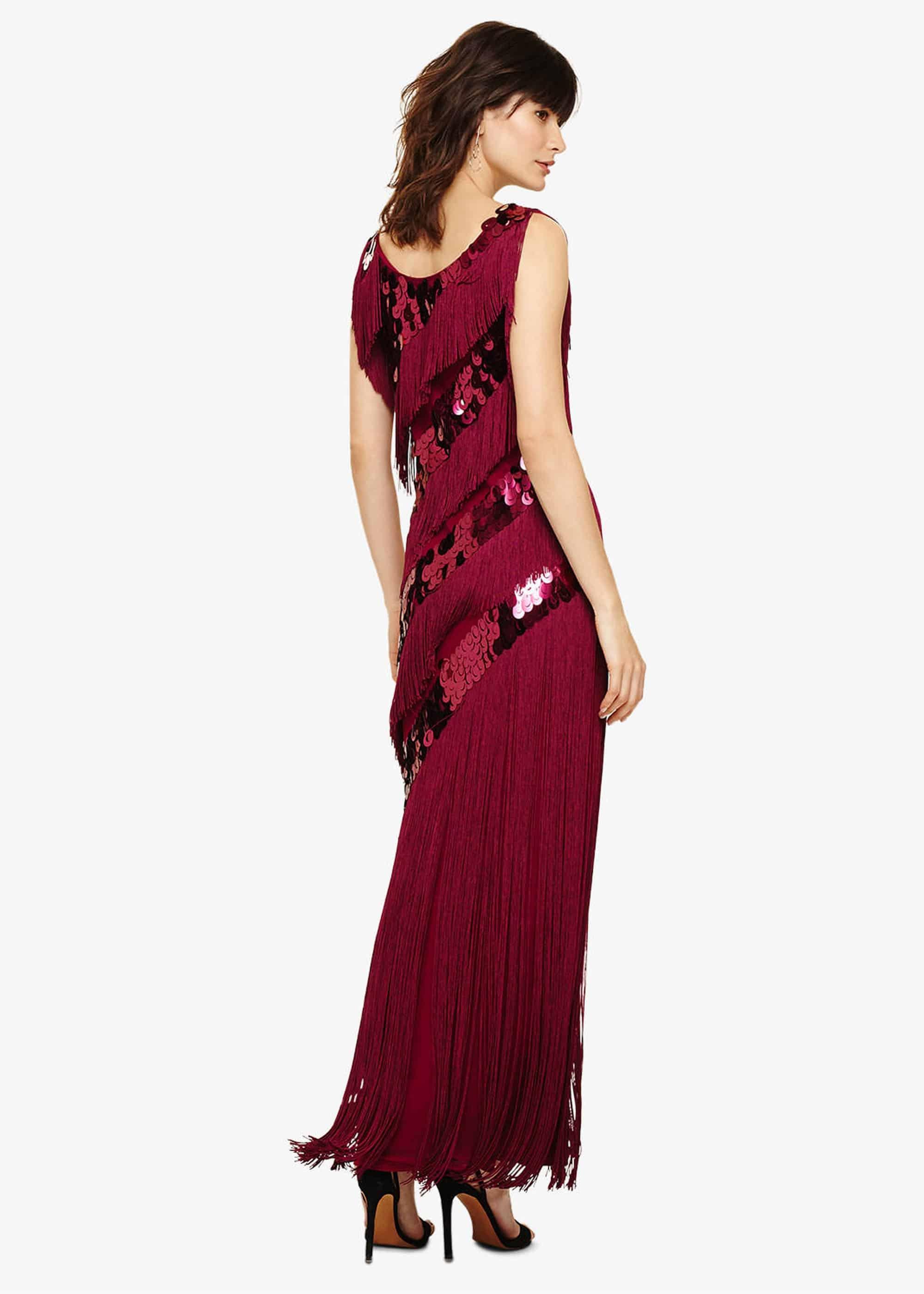 Annabeth Fringe Maxi Dress