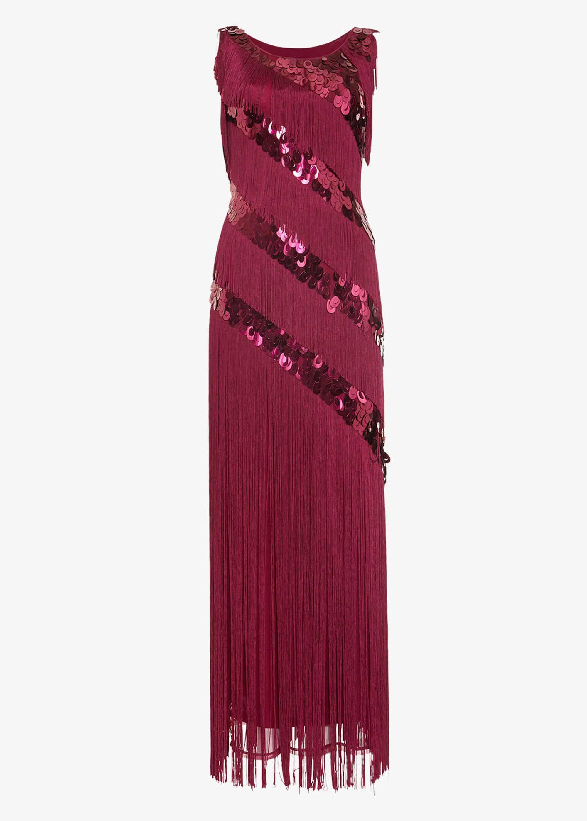 Annabeth Fringe Maxi Dress