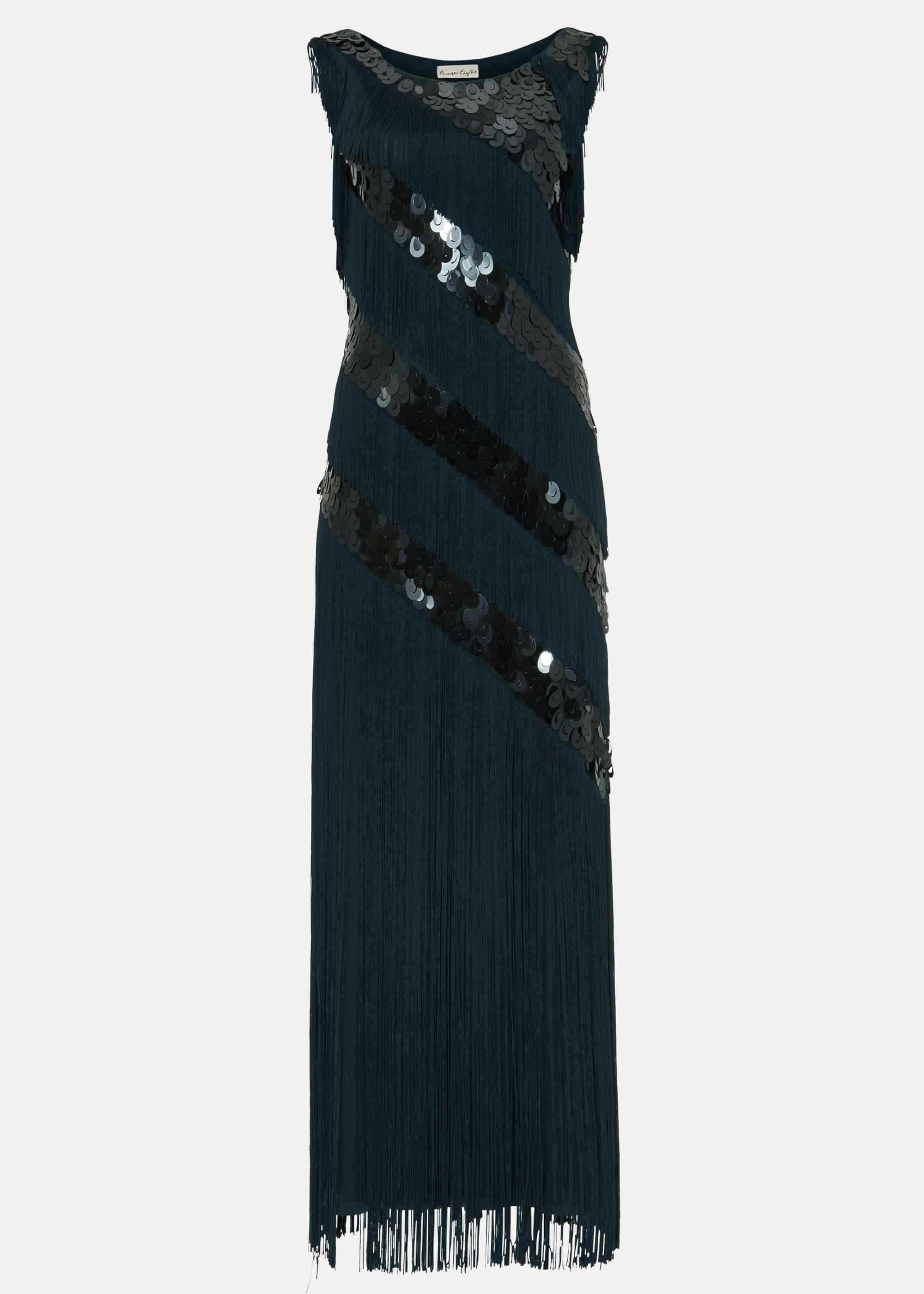 Annabeth Fringe Maxi Dress