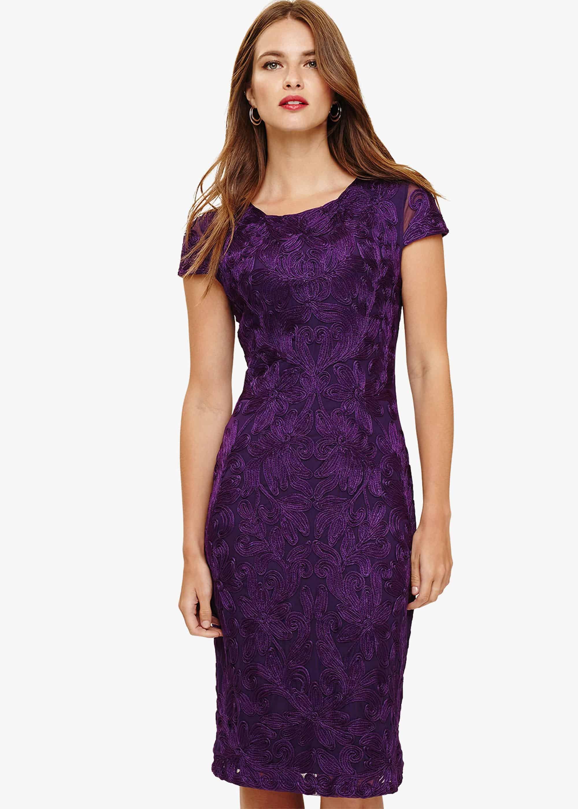 Cordelia Tapework Lace Dress