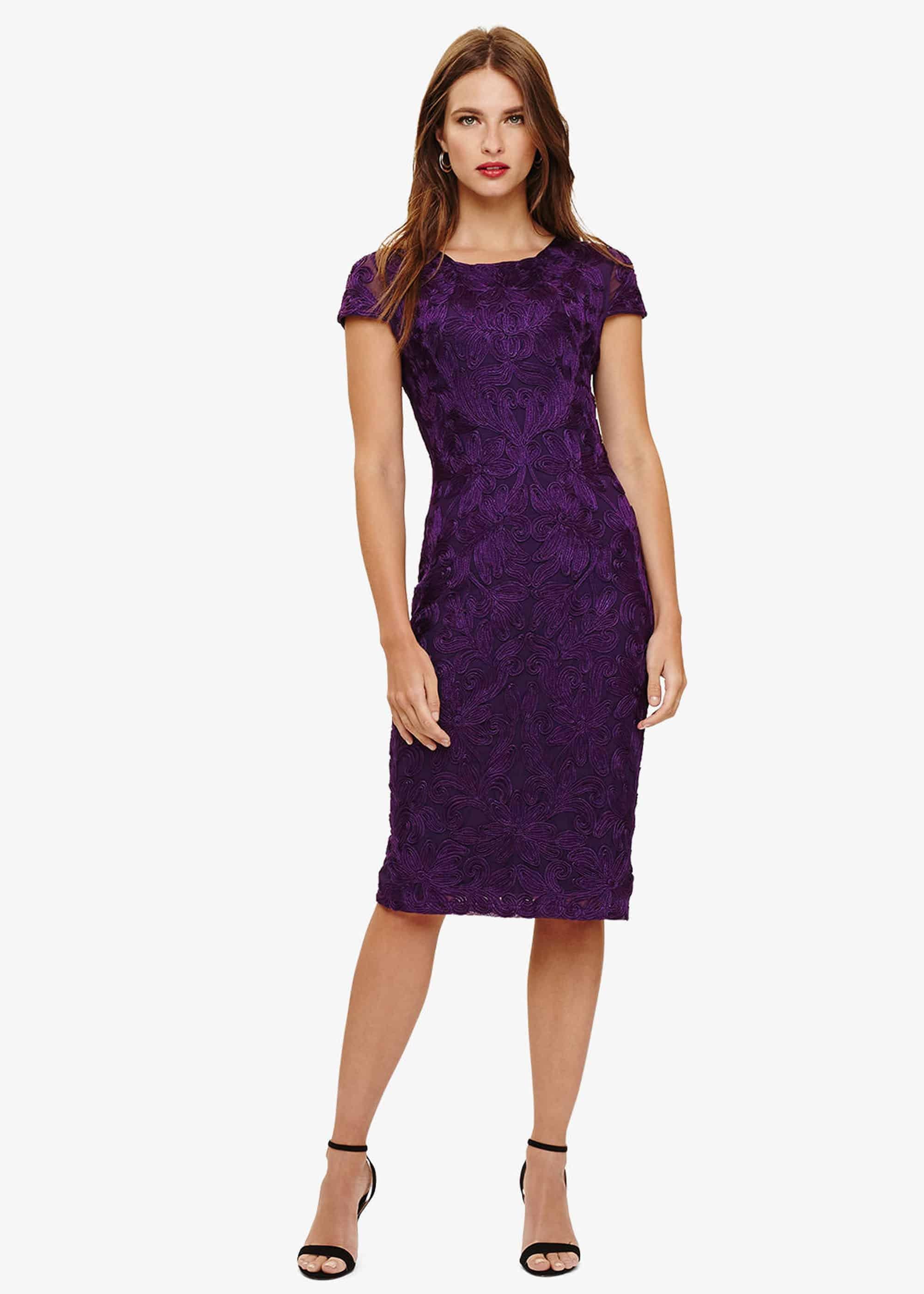 Cordelia Tapework Lace Dress