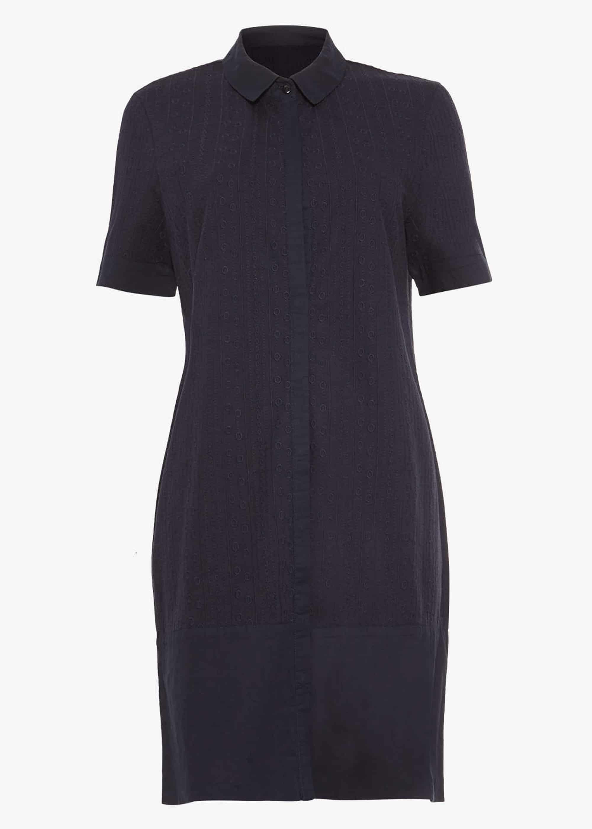 Evelyn Embroidered Shirt Dress