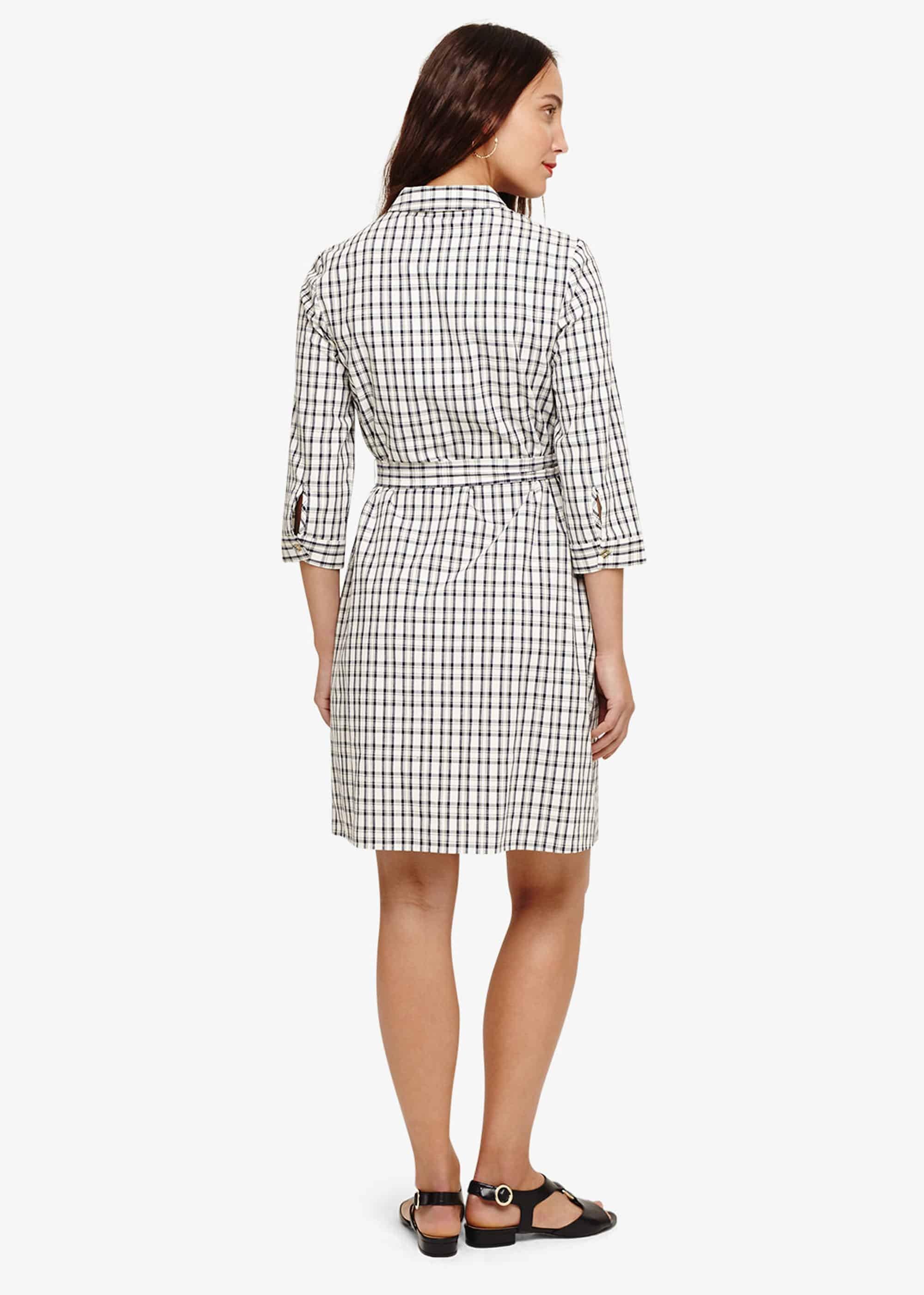 Lorenna Check Dress