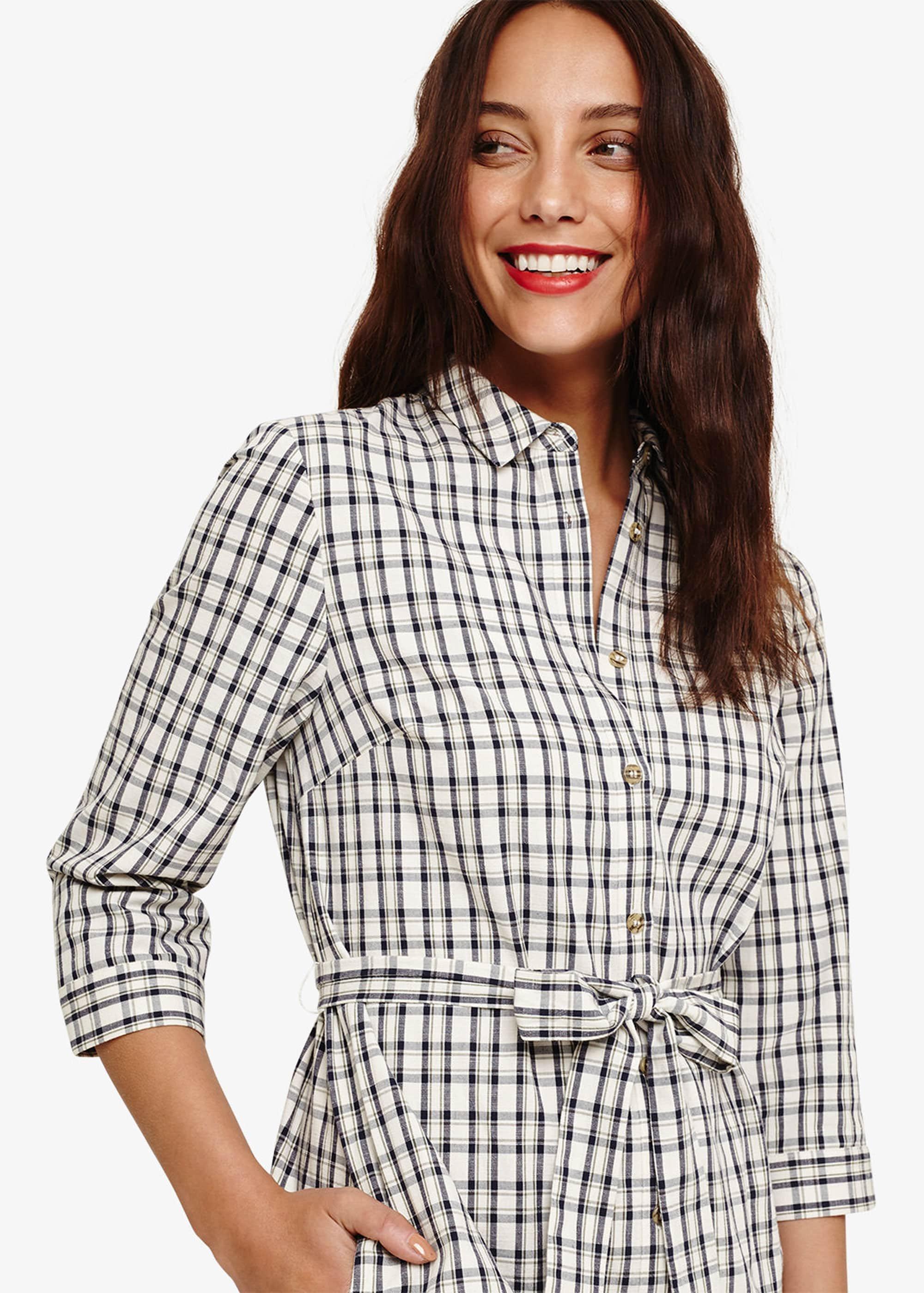 Lorenna Check Dress