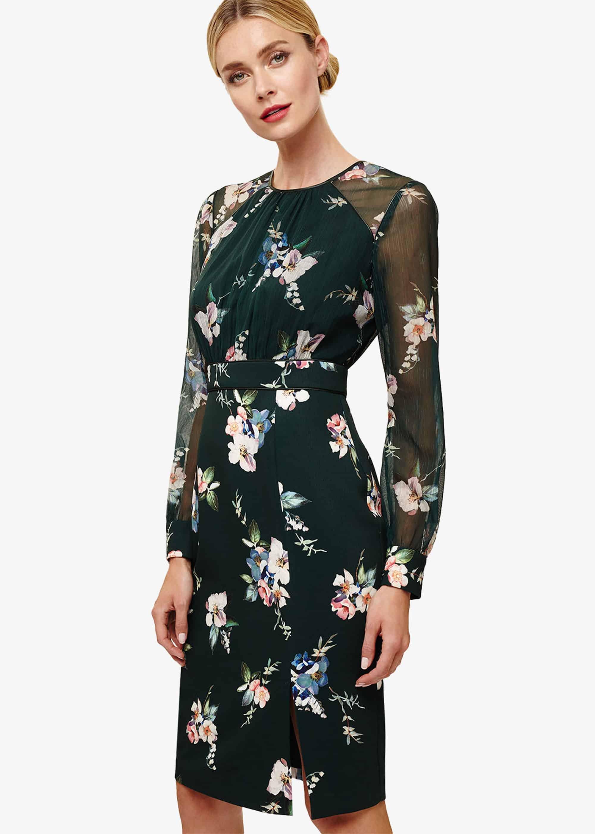 Abrianna Floral Print Dress