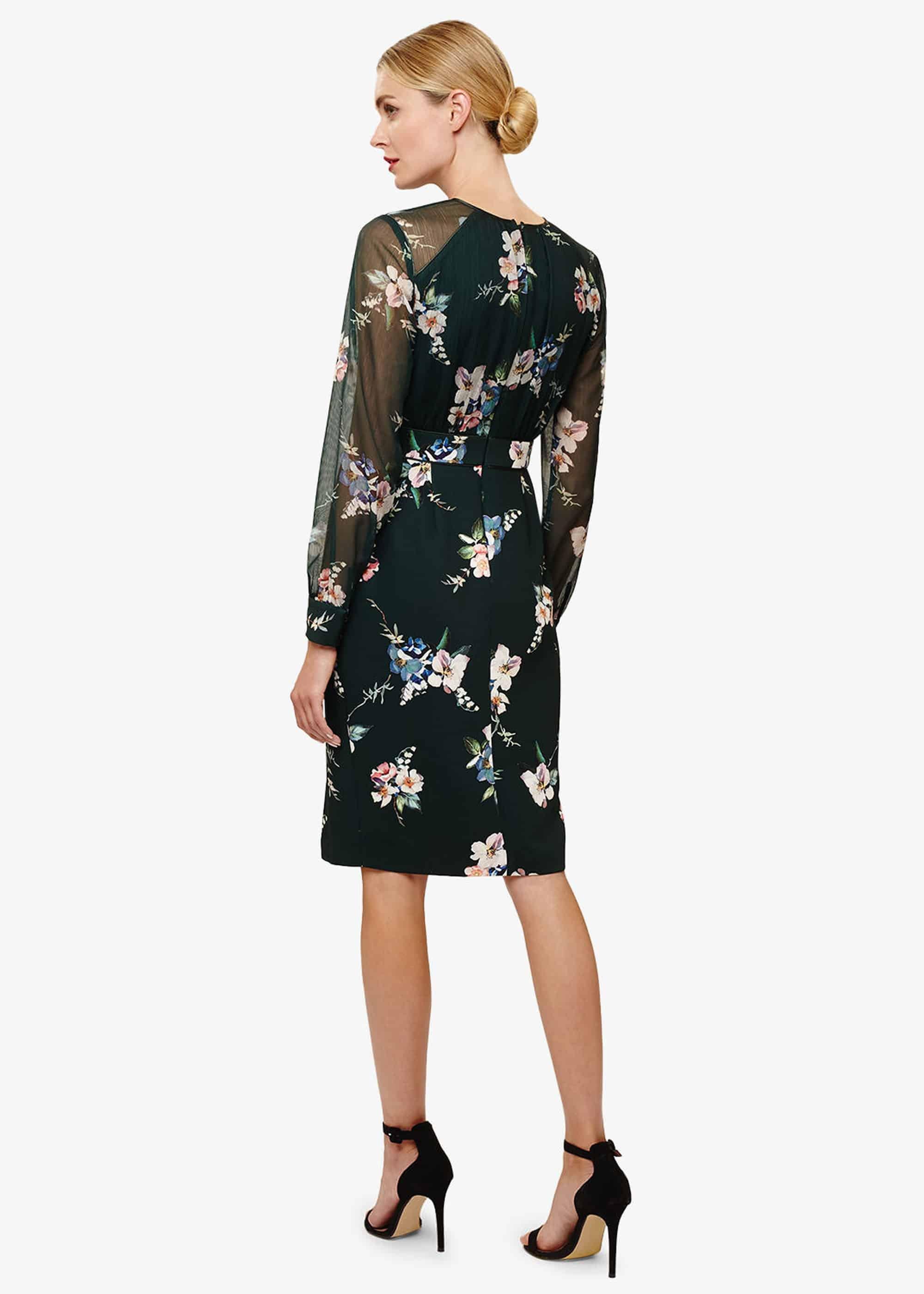 Abrianna Floral Print Dress