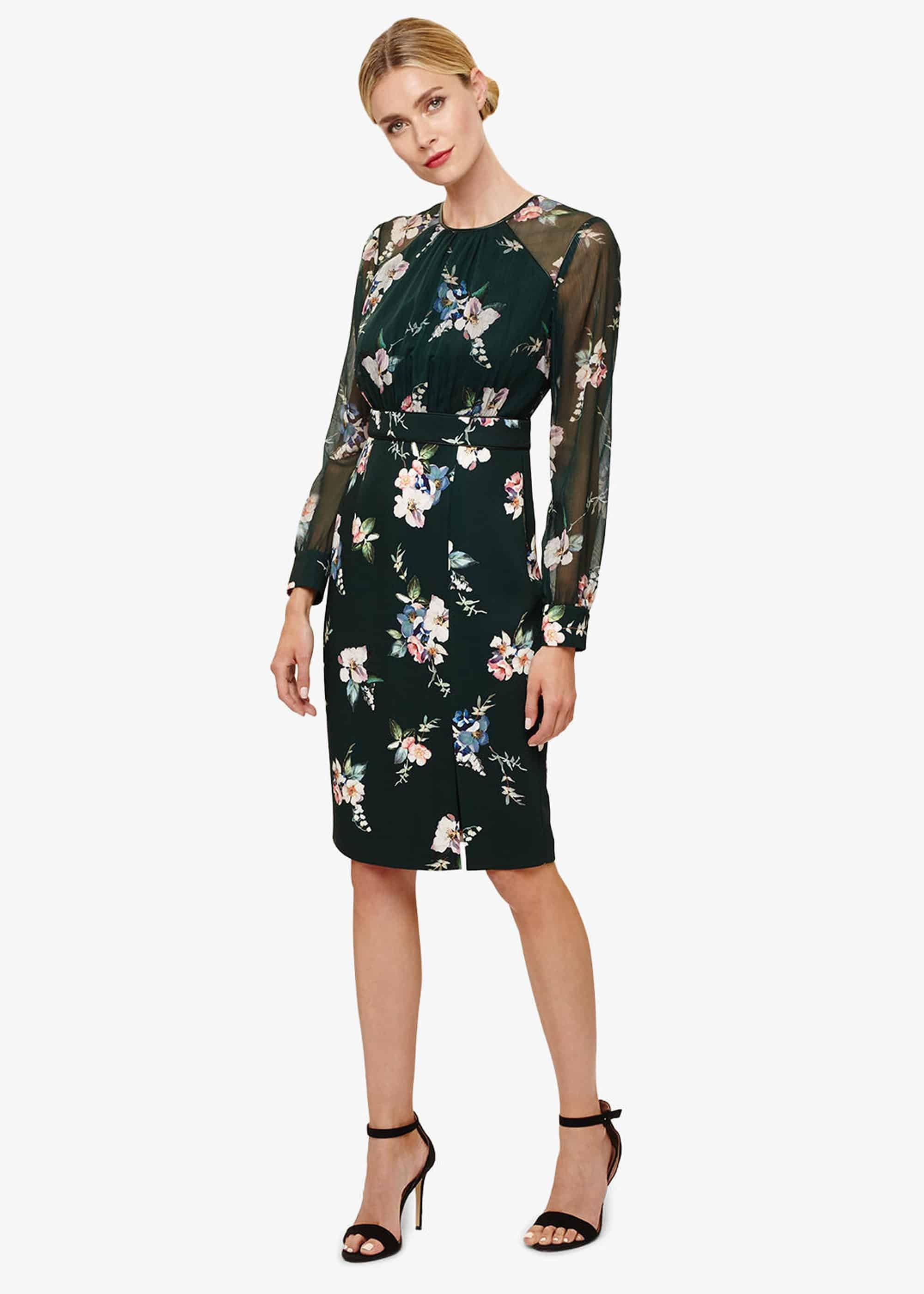 Abrianna Floral Print Dress