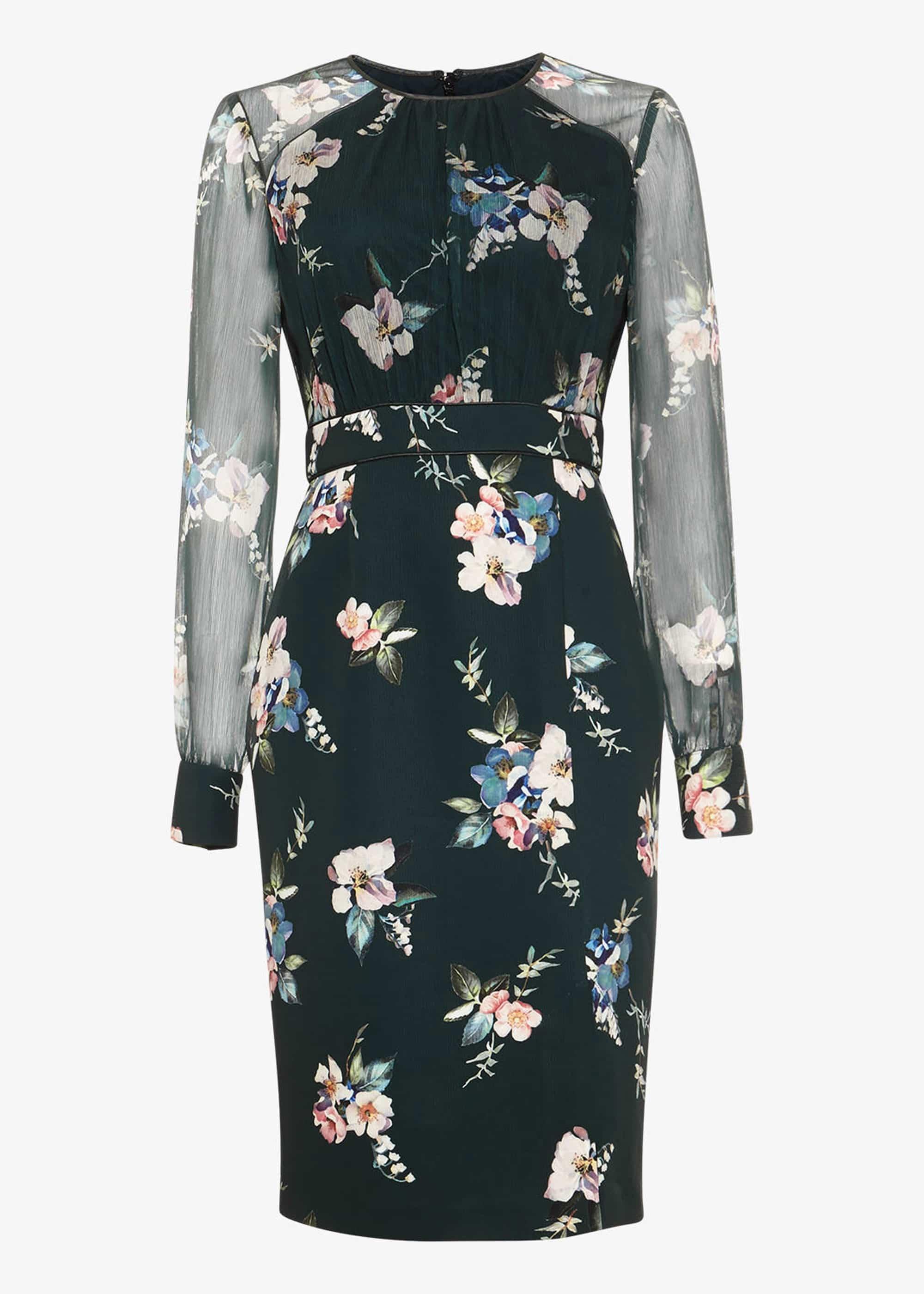 Abrianna Floral Print Dress