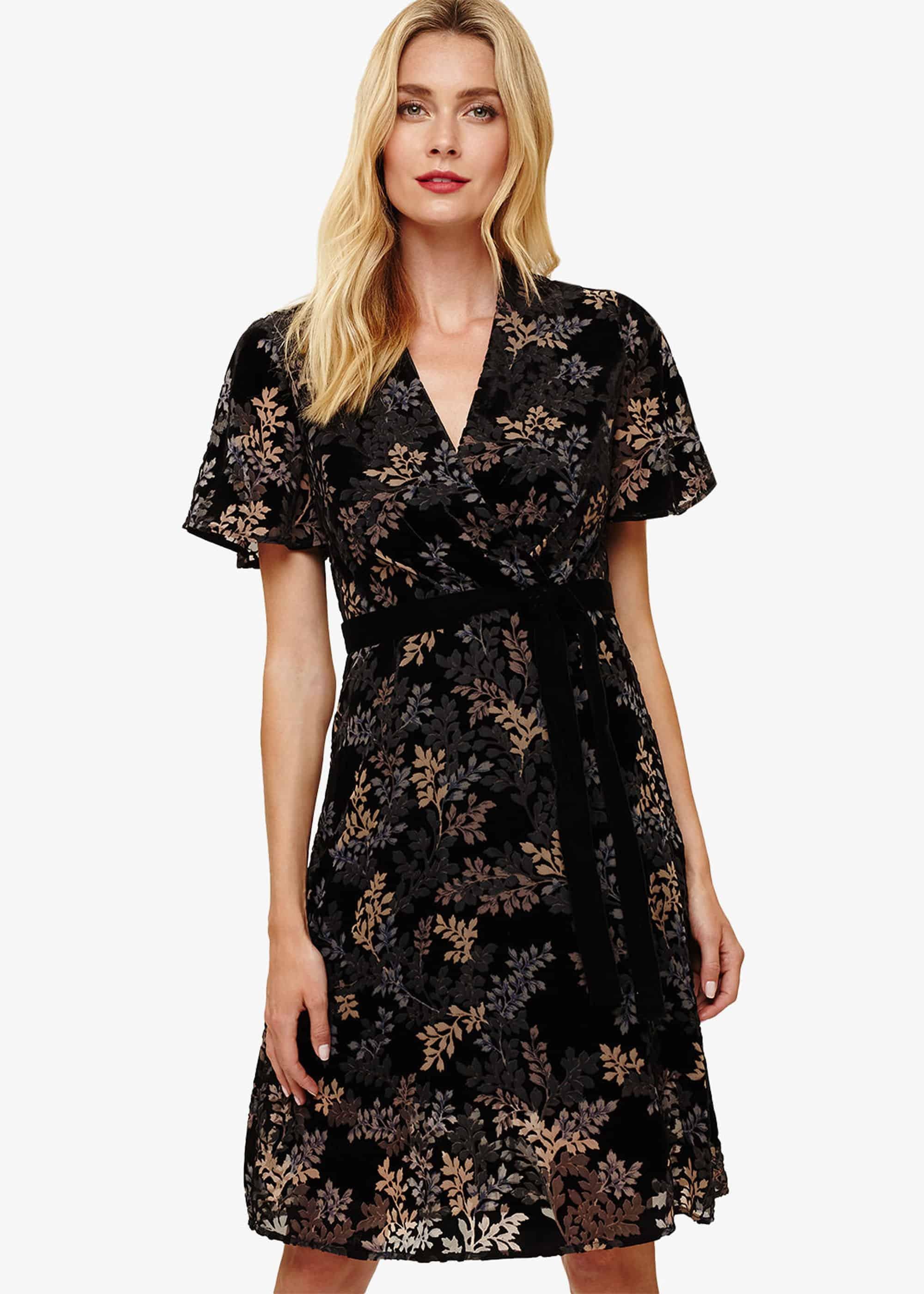 Raquel Velvet Burnout Dress
