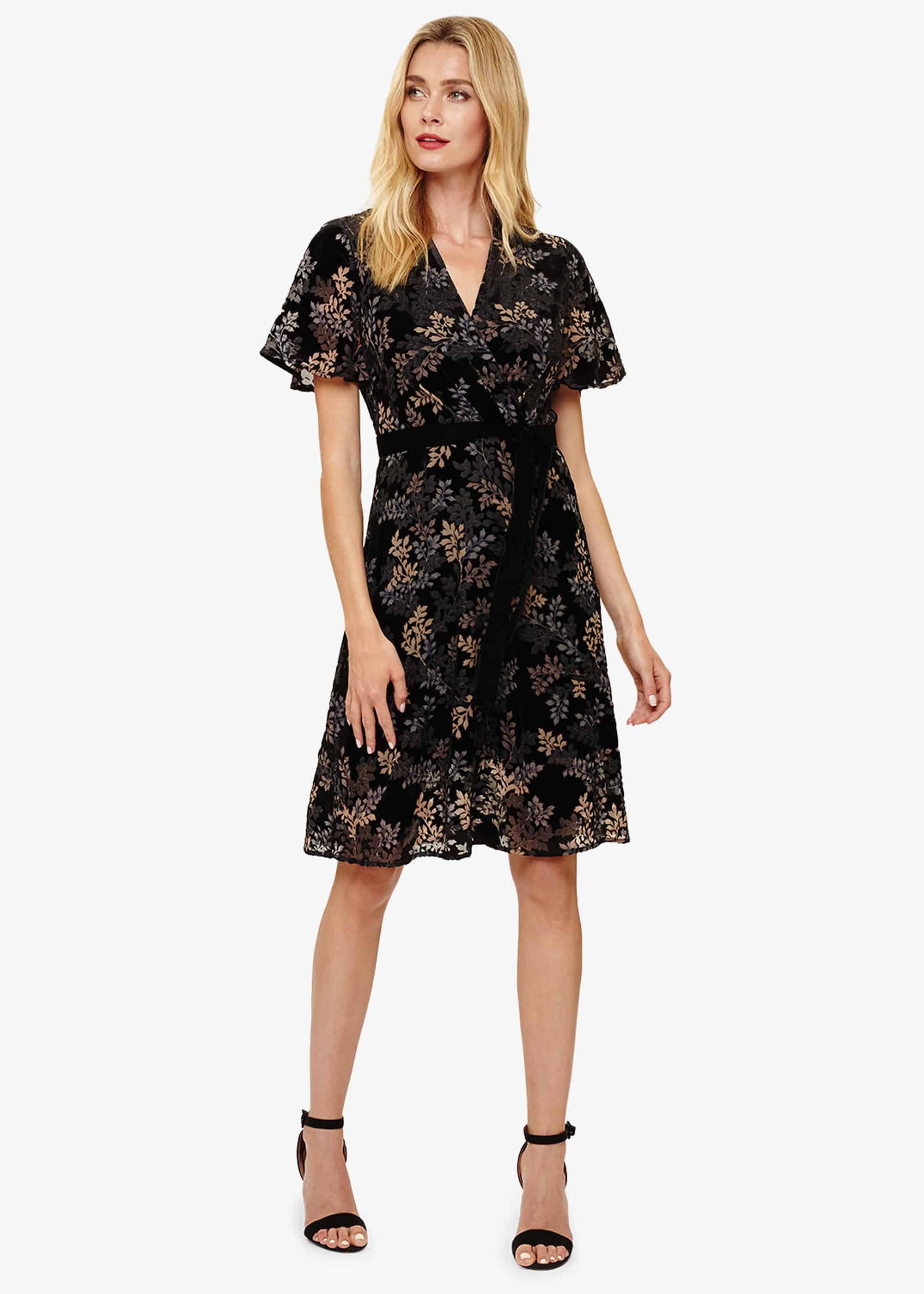 Raquel Velvet Burnout Dress