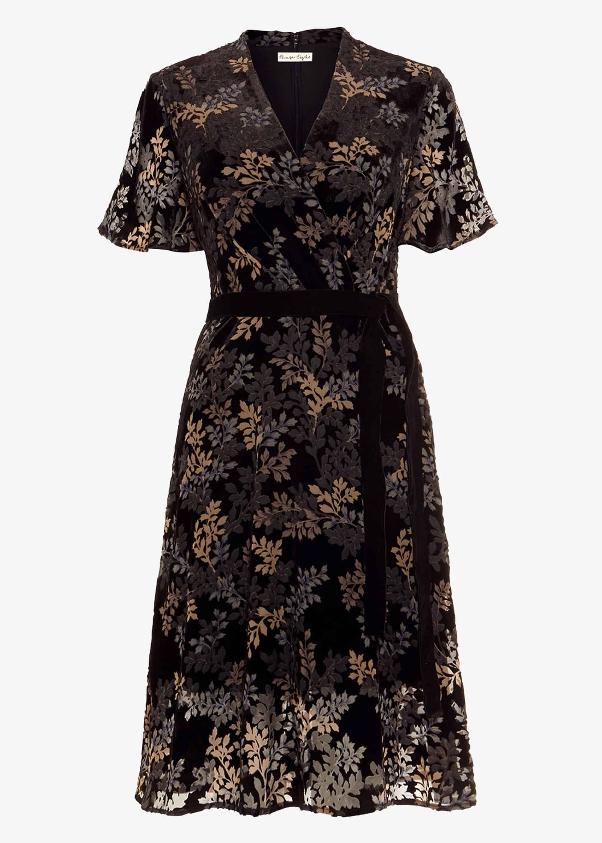 Raquel Velvet Burnout Dress
