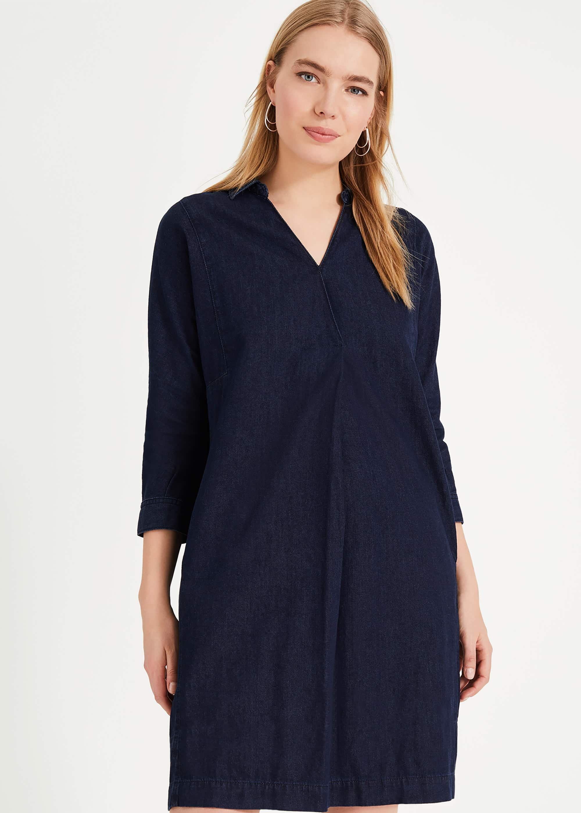 Kathy Denim Shirt Dress