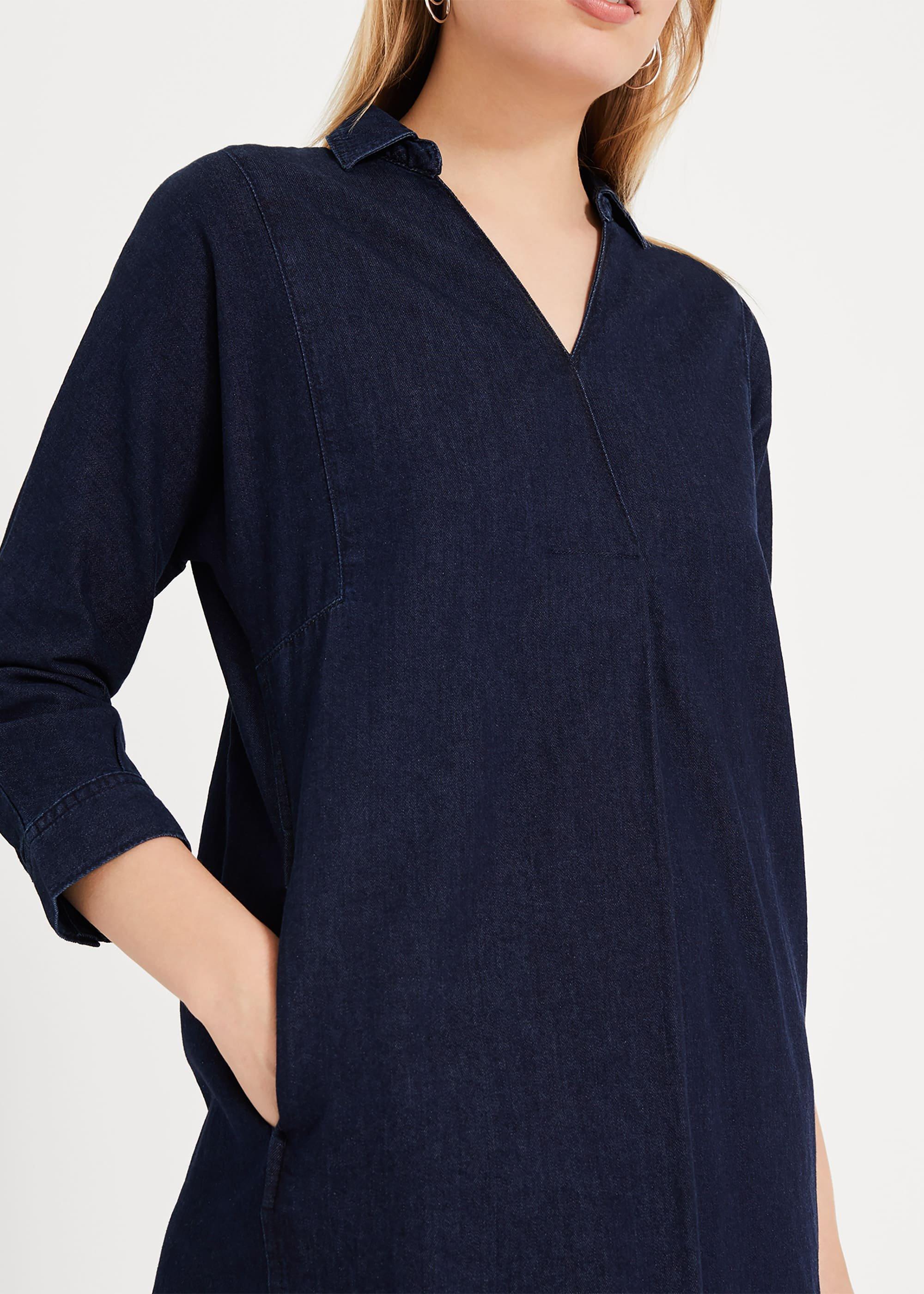 Kathy Denim Shirt Dress