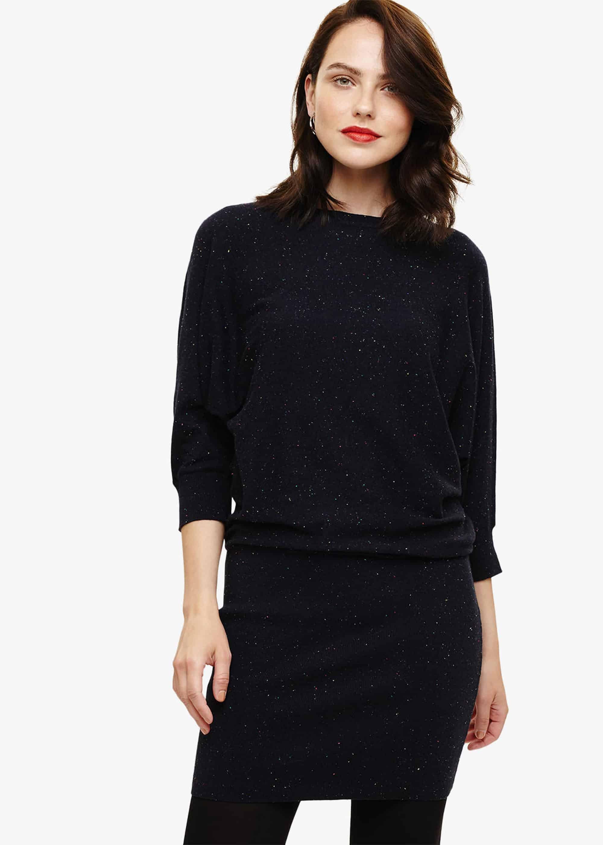 Becca Fleck Yarn Knitted Dress