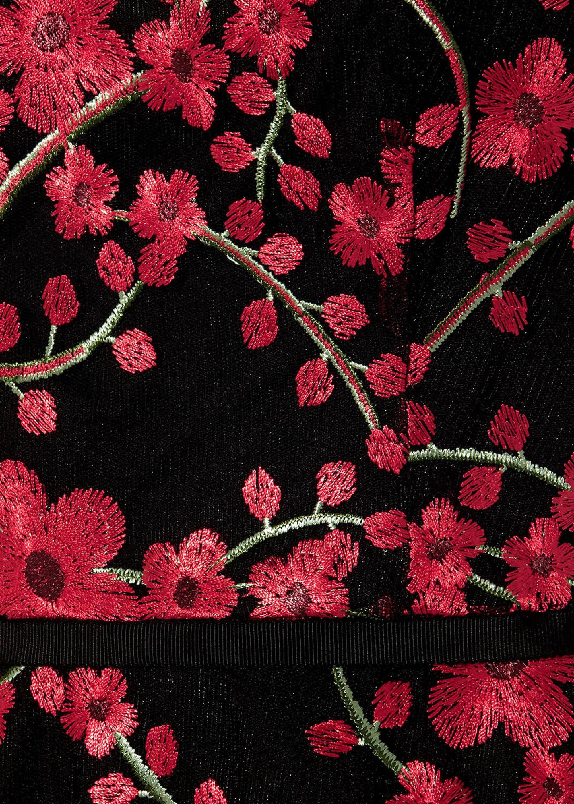 Sable Embroidered Dress