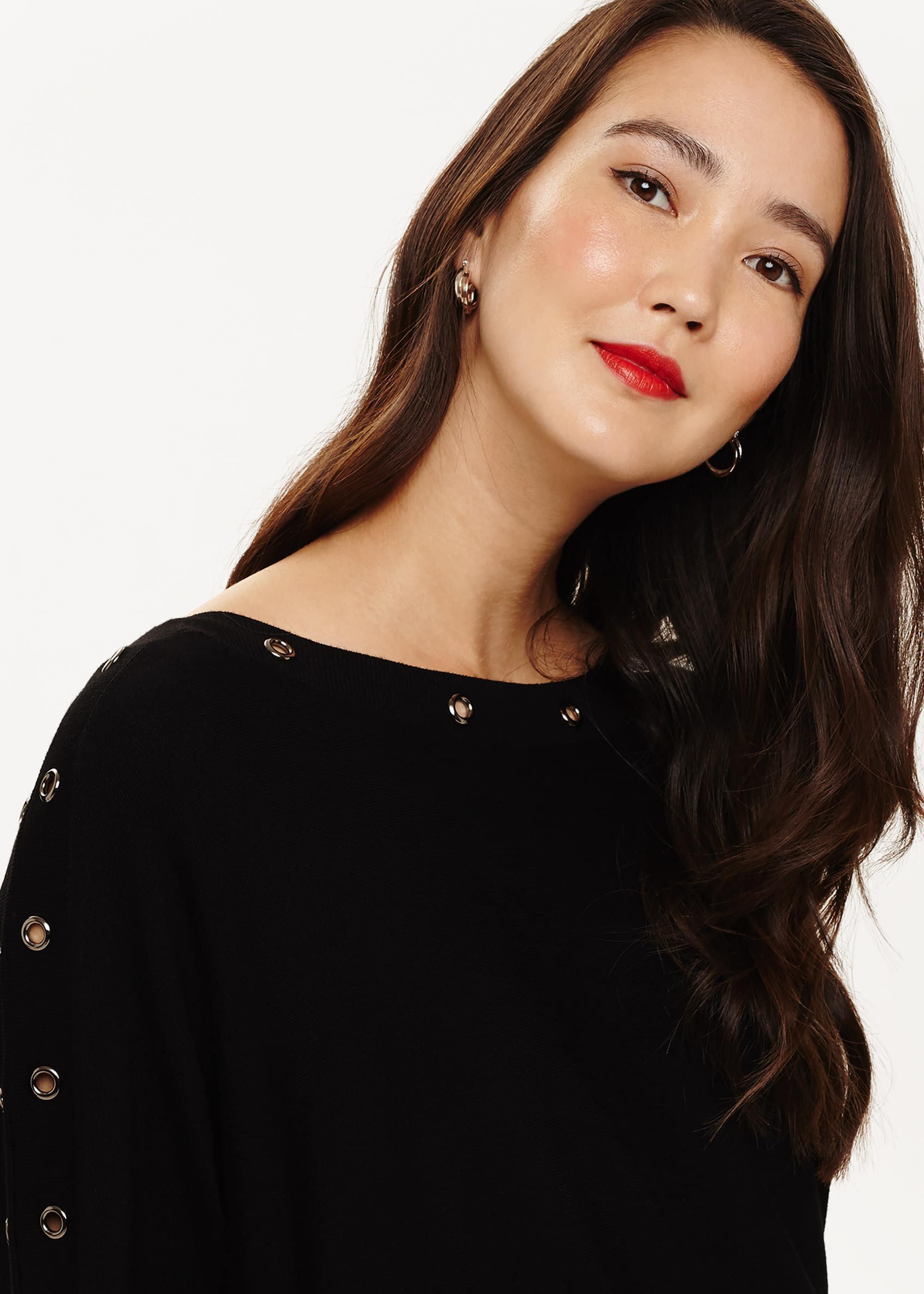 Becca Eyelet Knitted Dress