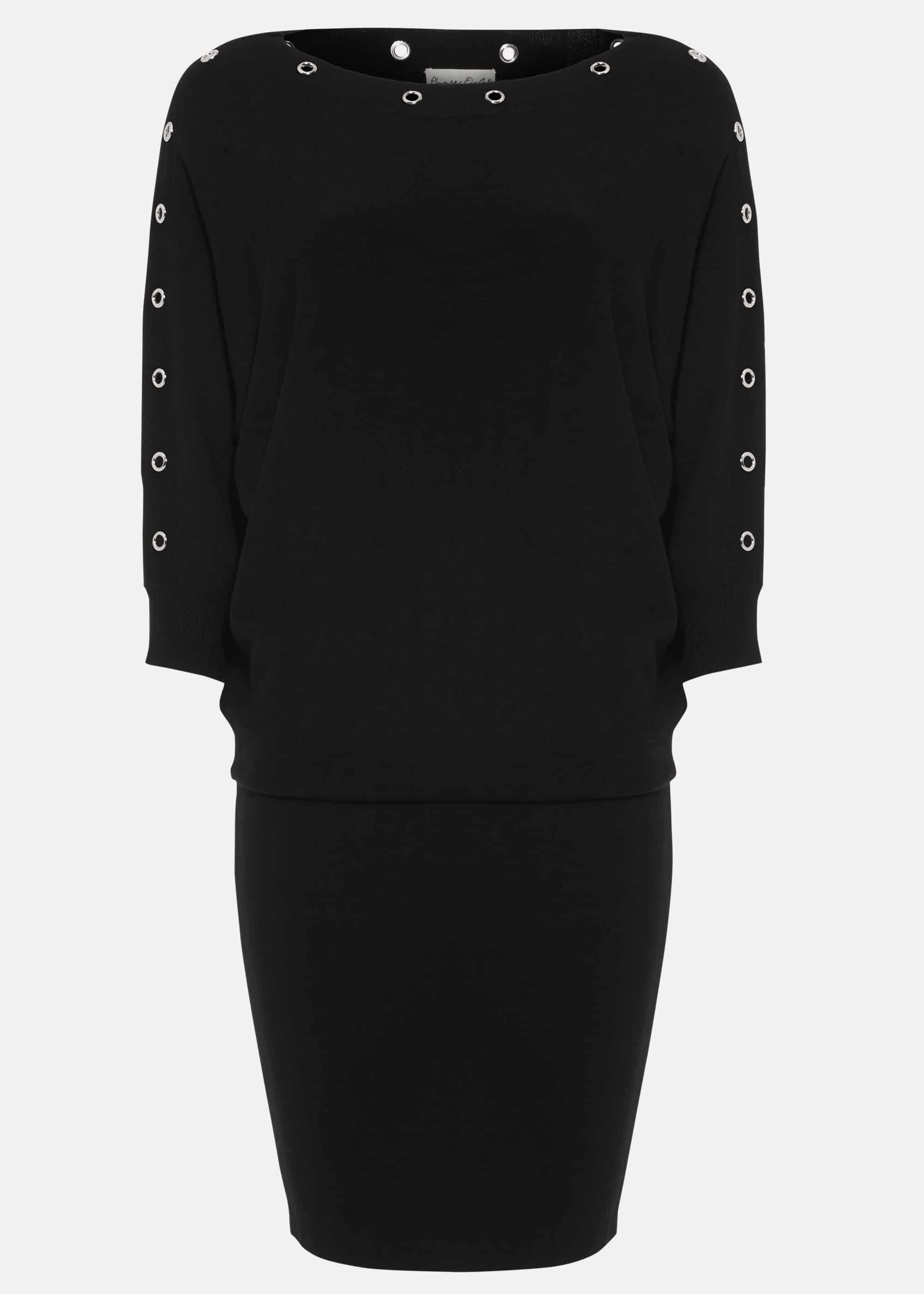 Becca Eyelet Knitted Dress