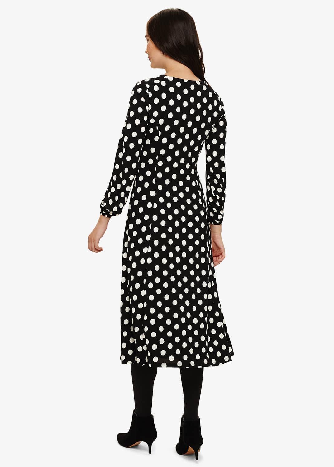 Siana Spot Midi Dress