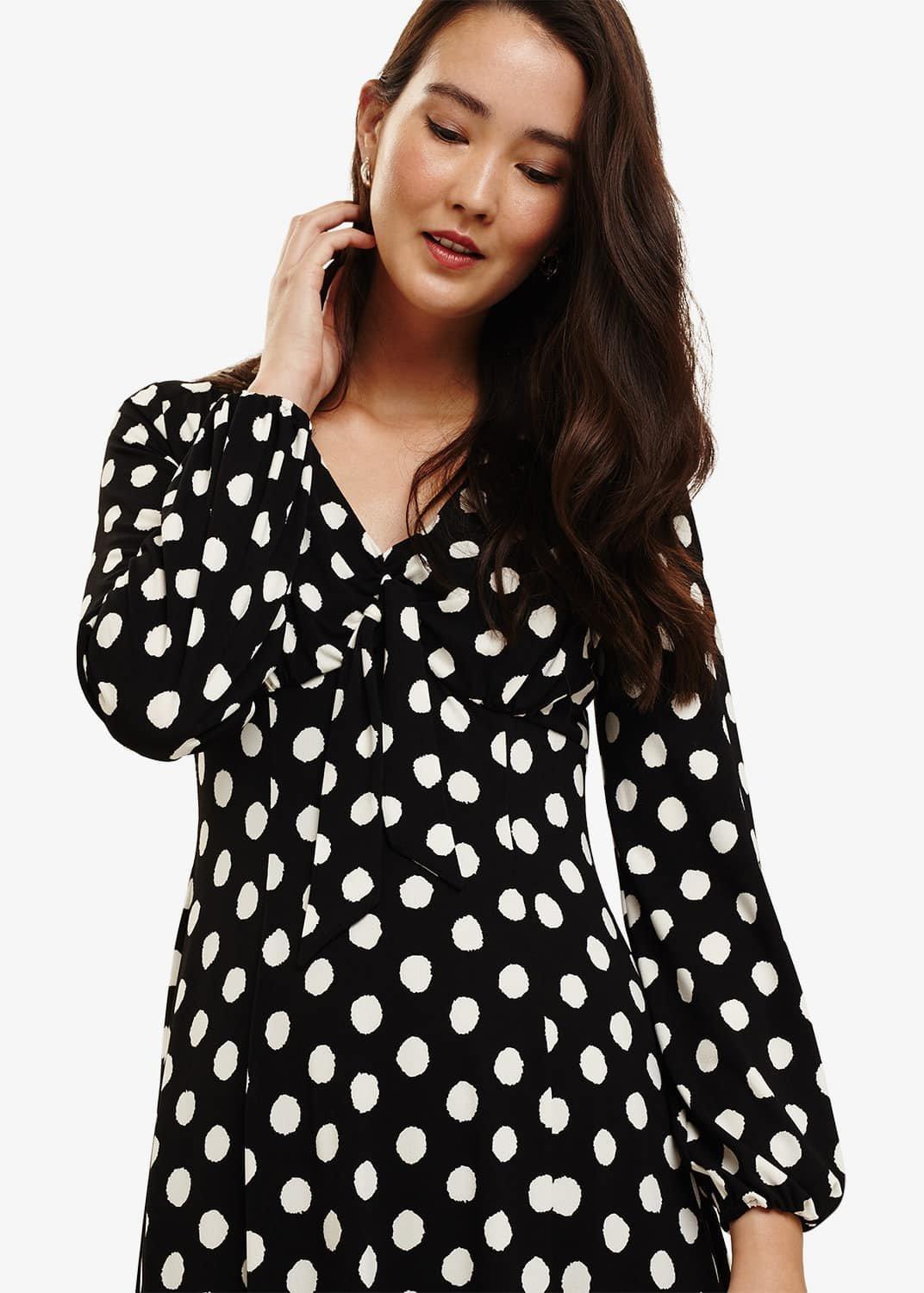 Siana Spot Midi Dress