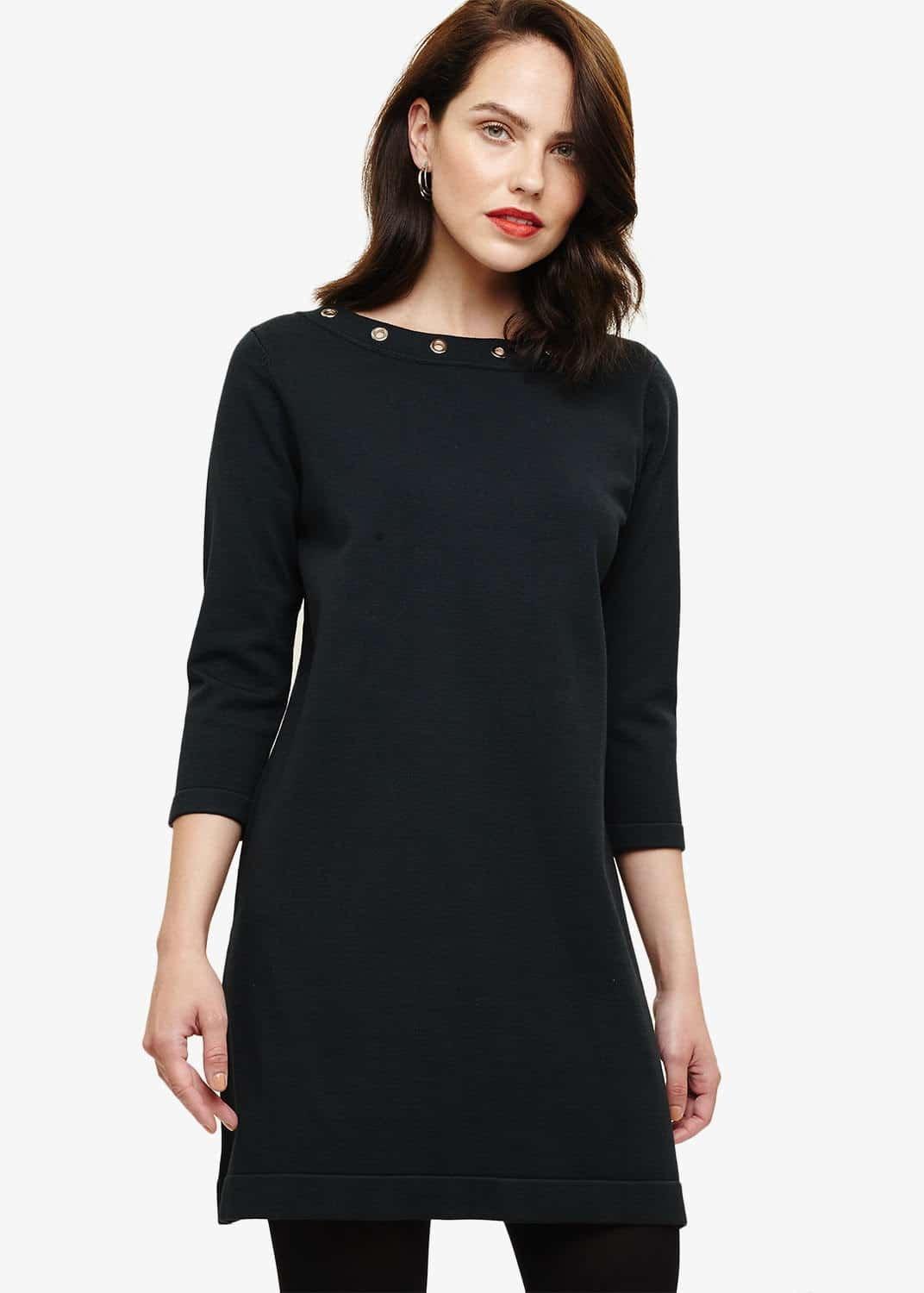 Esmerelda Eyelet Knitted Dress