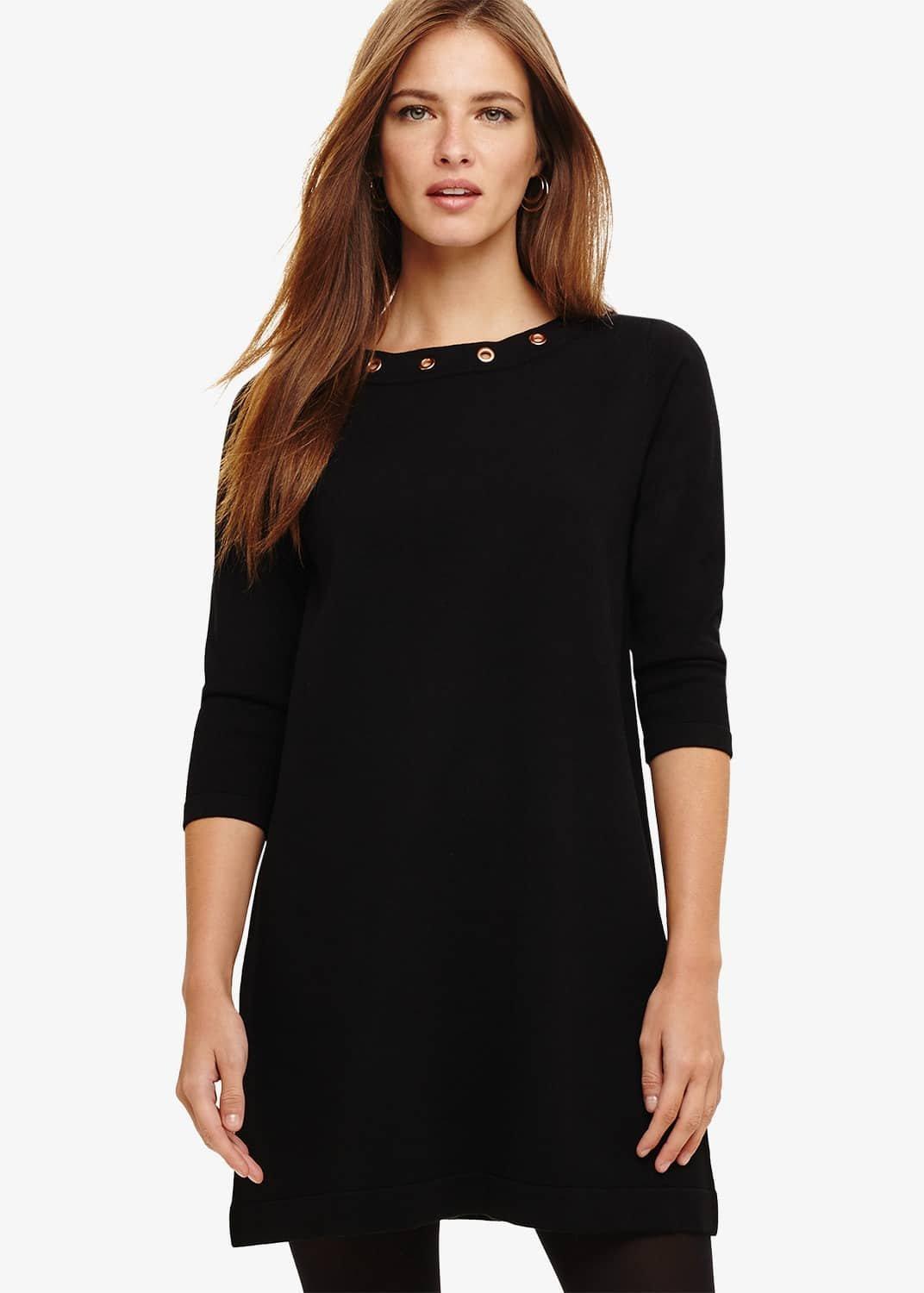 Esmerelda Eyelet Knitted Dress