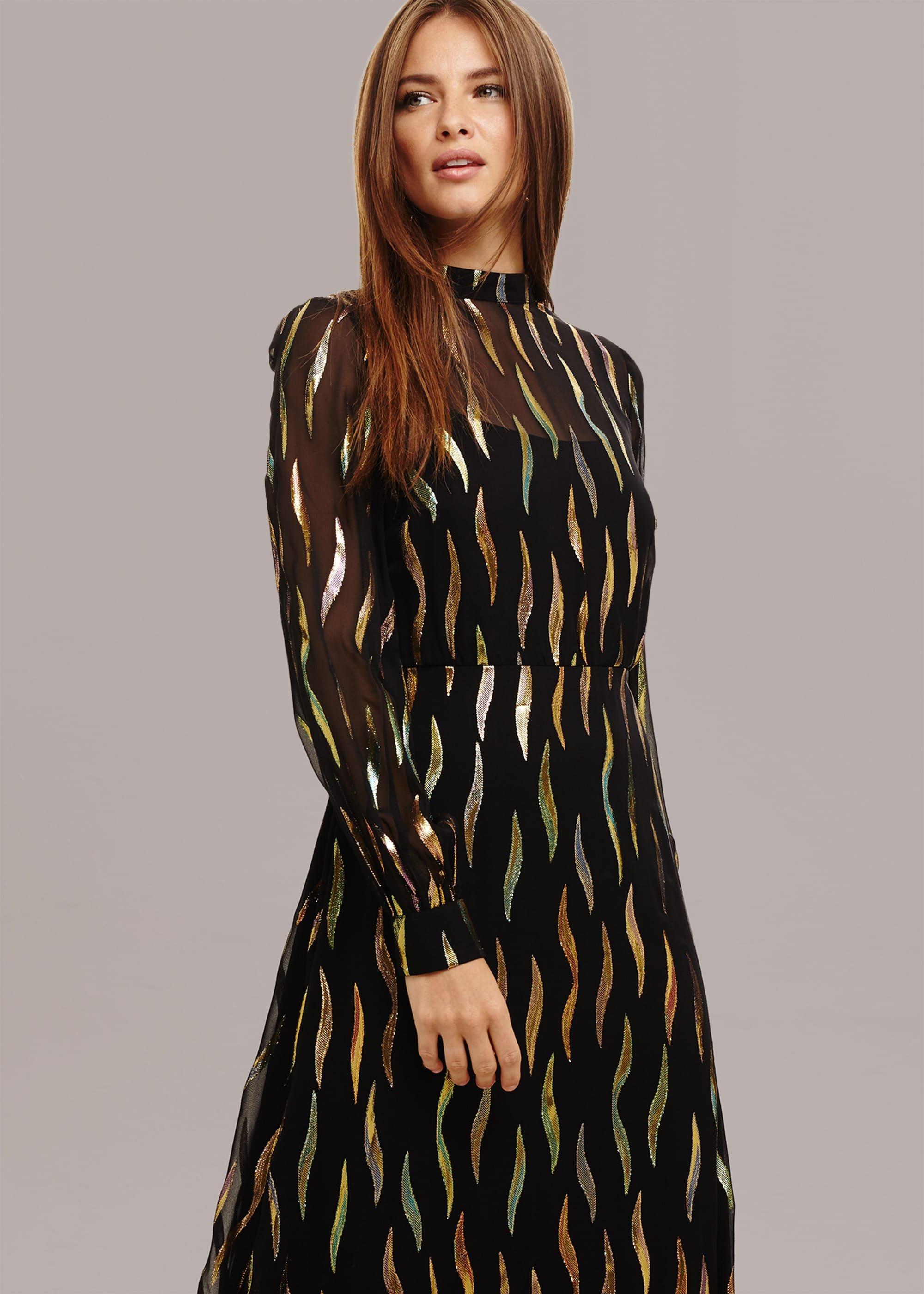 Penny Shimmer Silk Maxi Dress