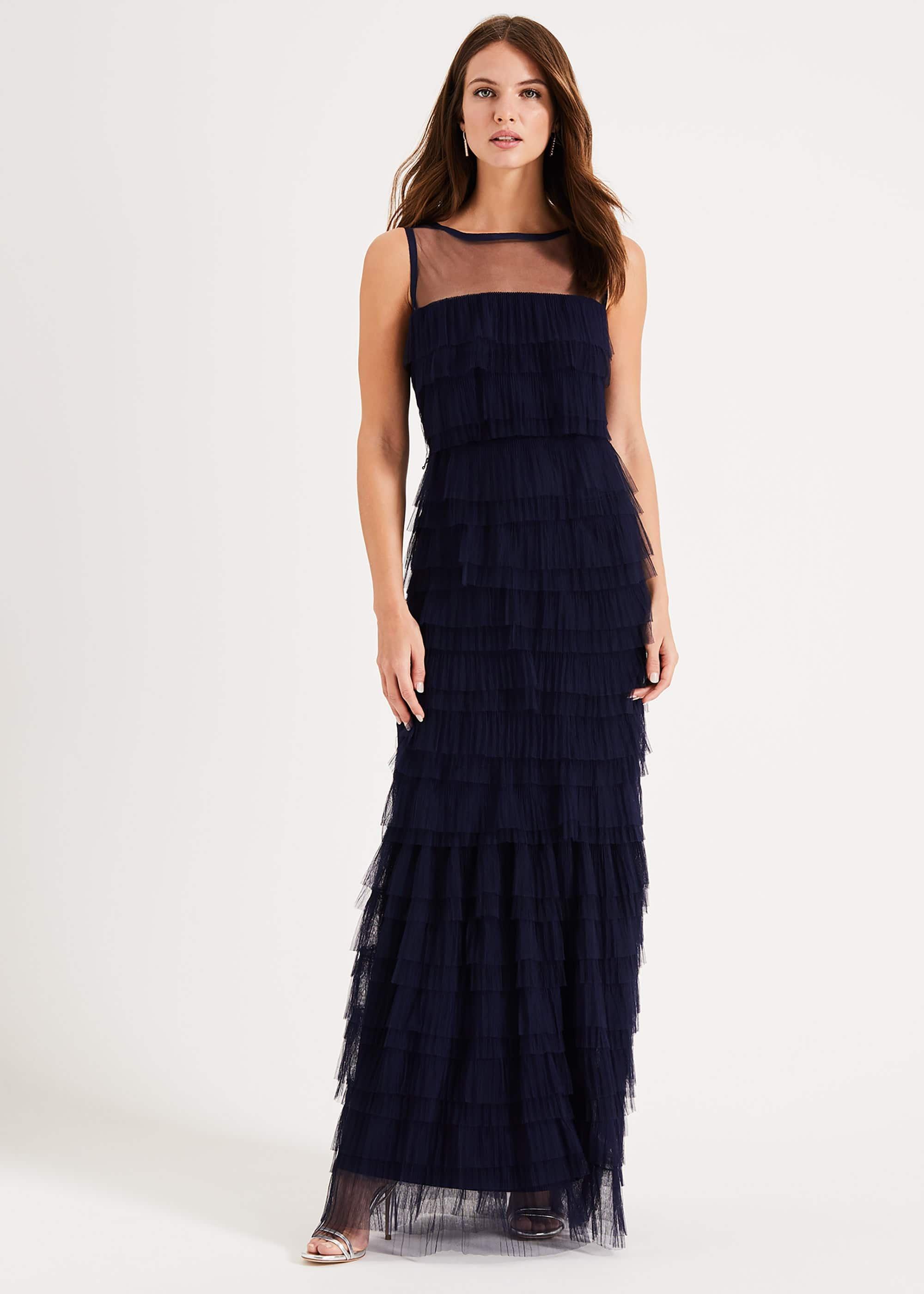 Fleur Tiered Tulle Maxi Dress