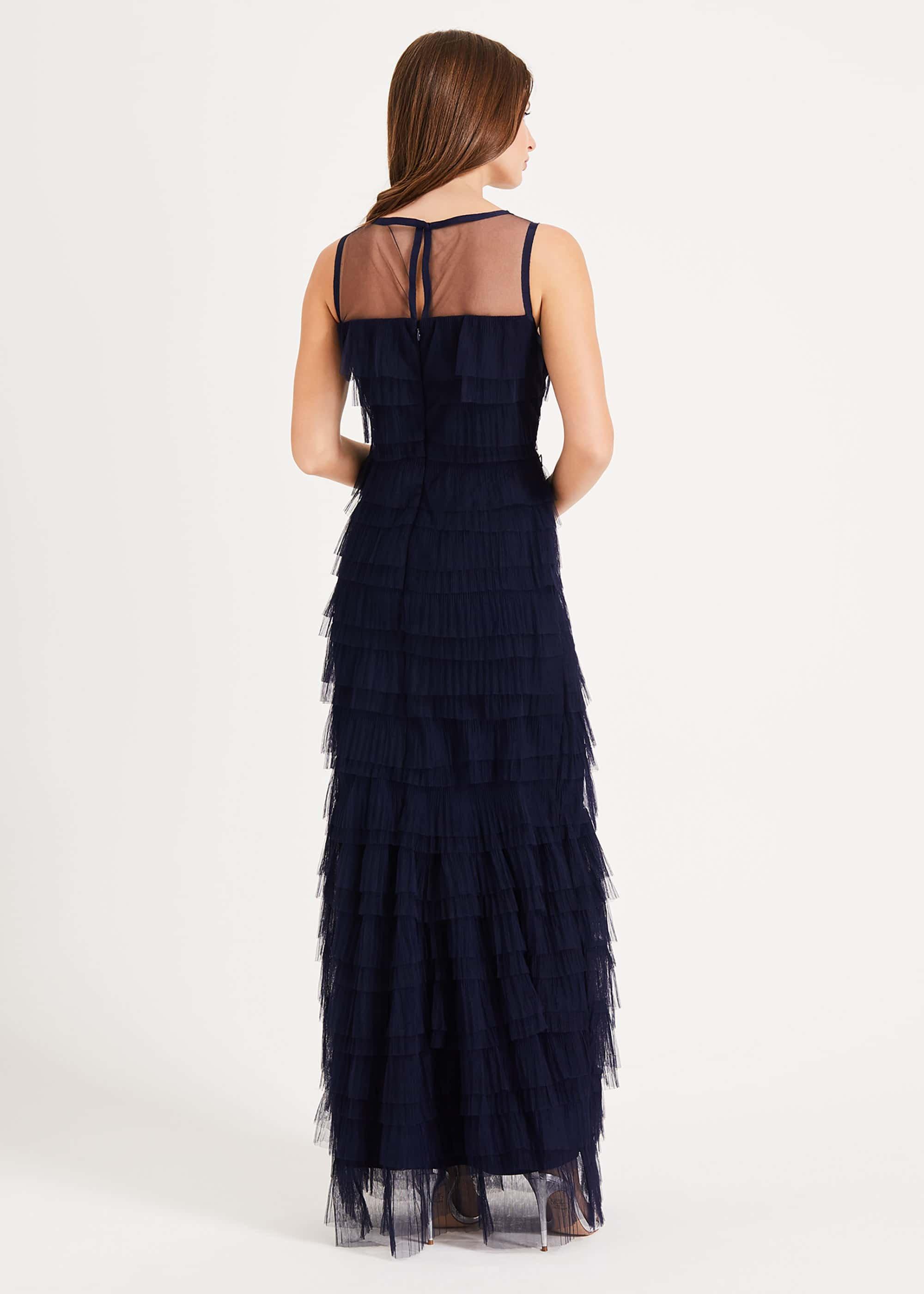 Fleur Tiered Tulle Maxi Dress